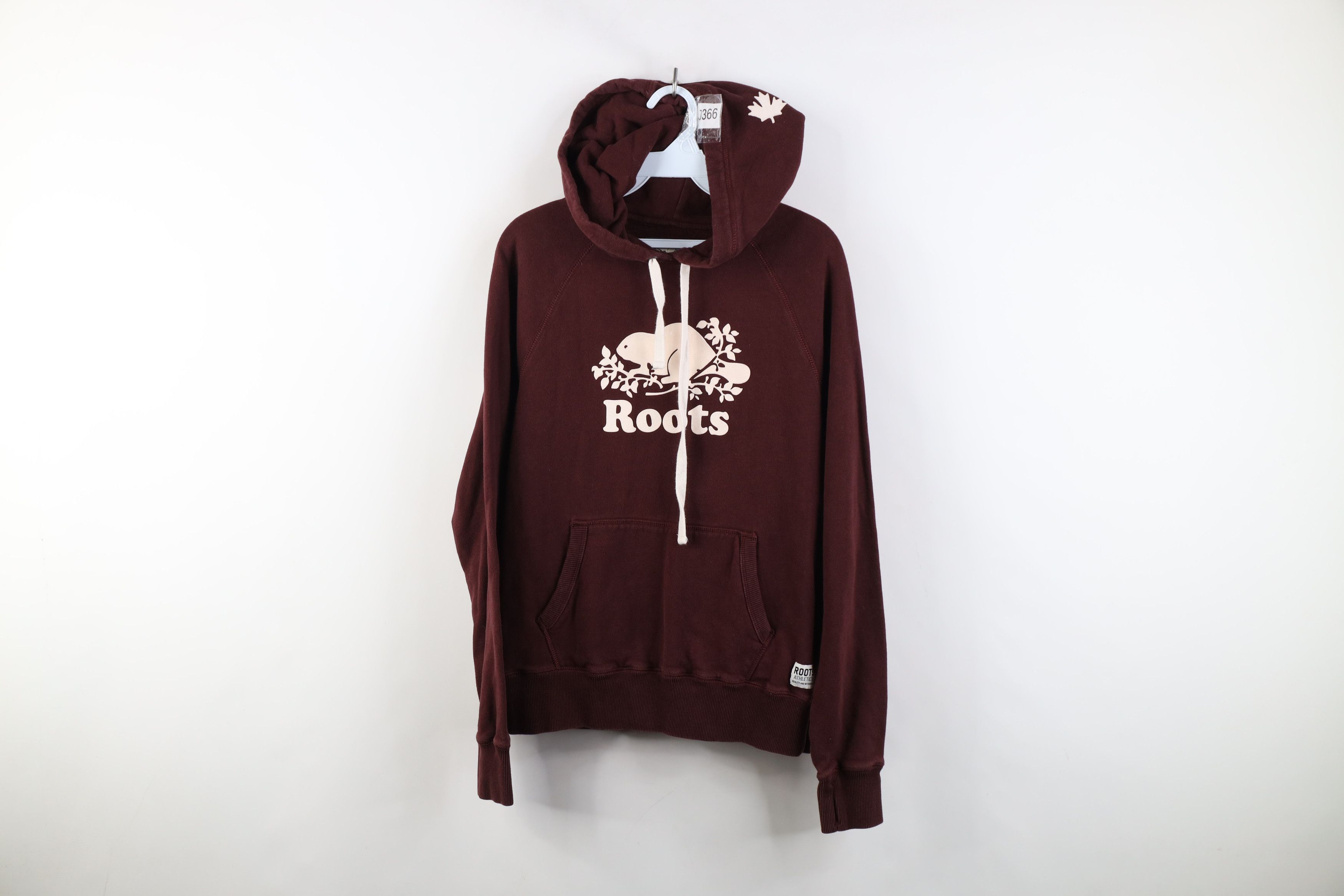 Vintage Vintage Y2K Roots Canada Spell Out Beaver Hoodie Sweatshirt Size S / US 4 / IT 40 - 1 Thumbnail
