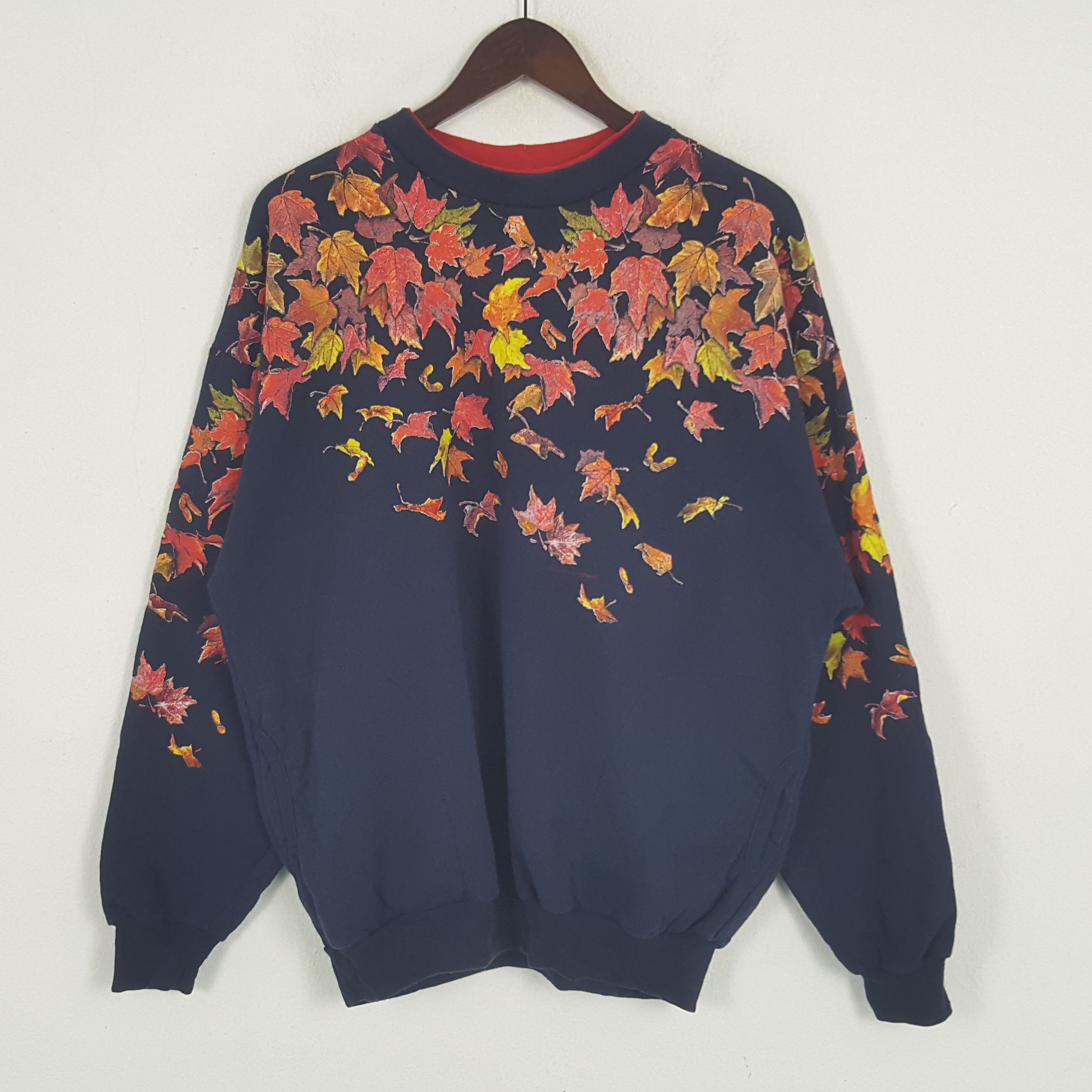 Designer × Vintage Vintage Autumn Art Season Sweatshirt Size US L / EU 52-54 / 3 - 1 Thumbnail
