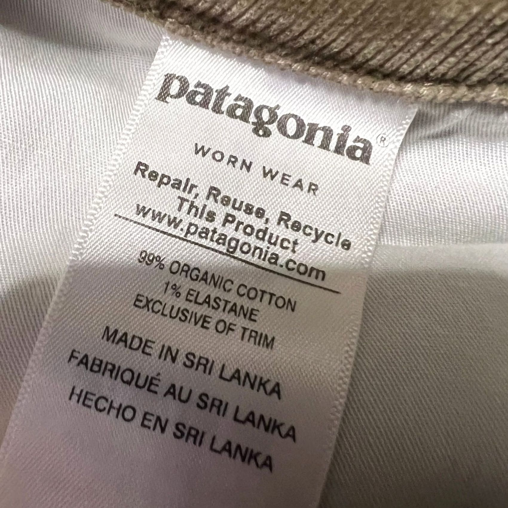 Patagonia Patagonia Pants Womens 32 Brown 36x31 Khaki Slim Corduroy Fitted Size 24" / US 00 / IT 34 - 7 Thumbnail