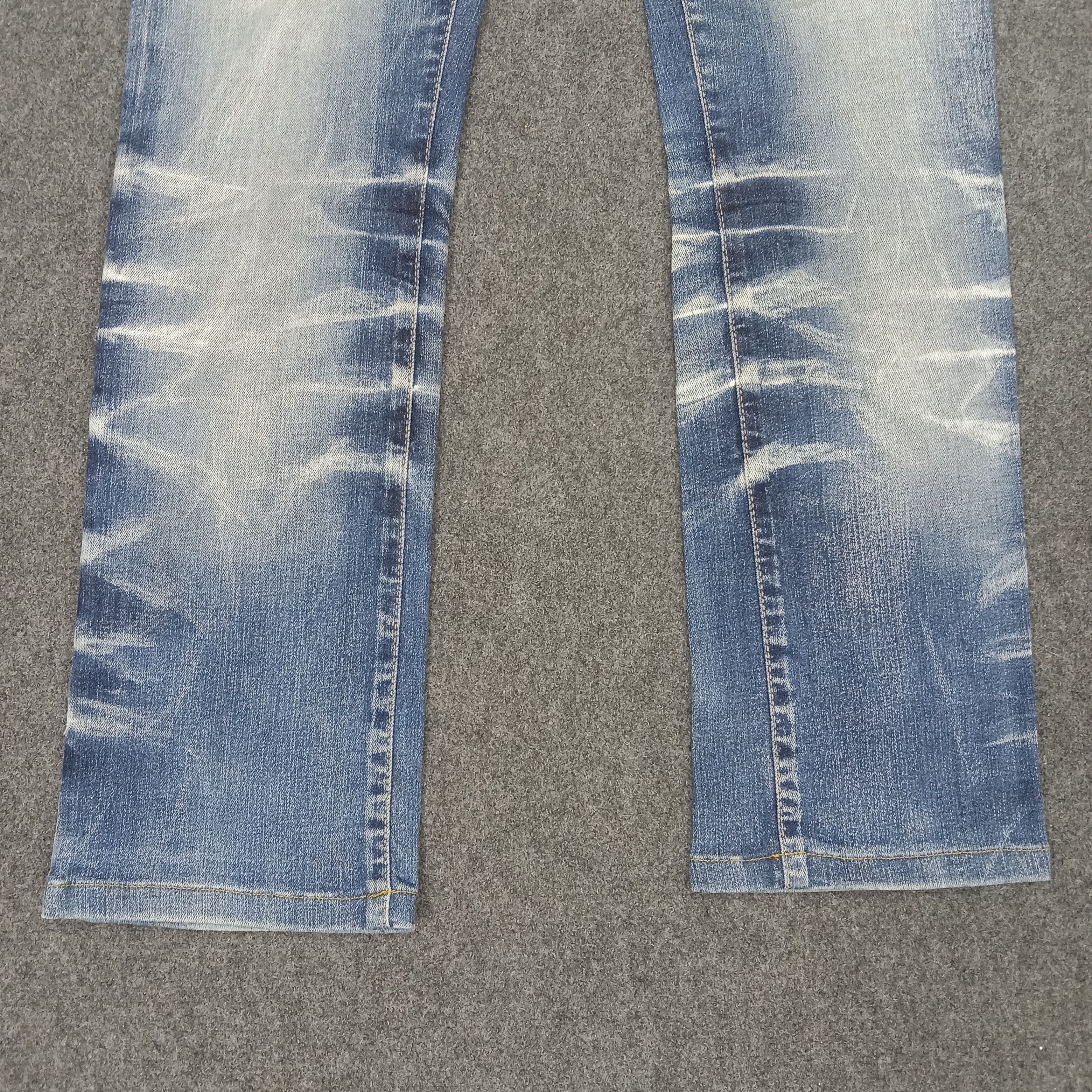 Le Grande Bleu (L.G.B.) × Tornado Mart × Vintage Tornado Mart Japanese Brand Fading Art Denim Jeans Size US 32 / EU 48 - 3 Thumbnail
