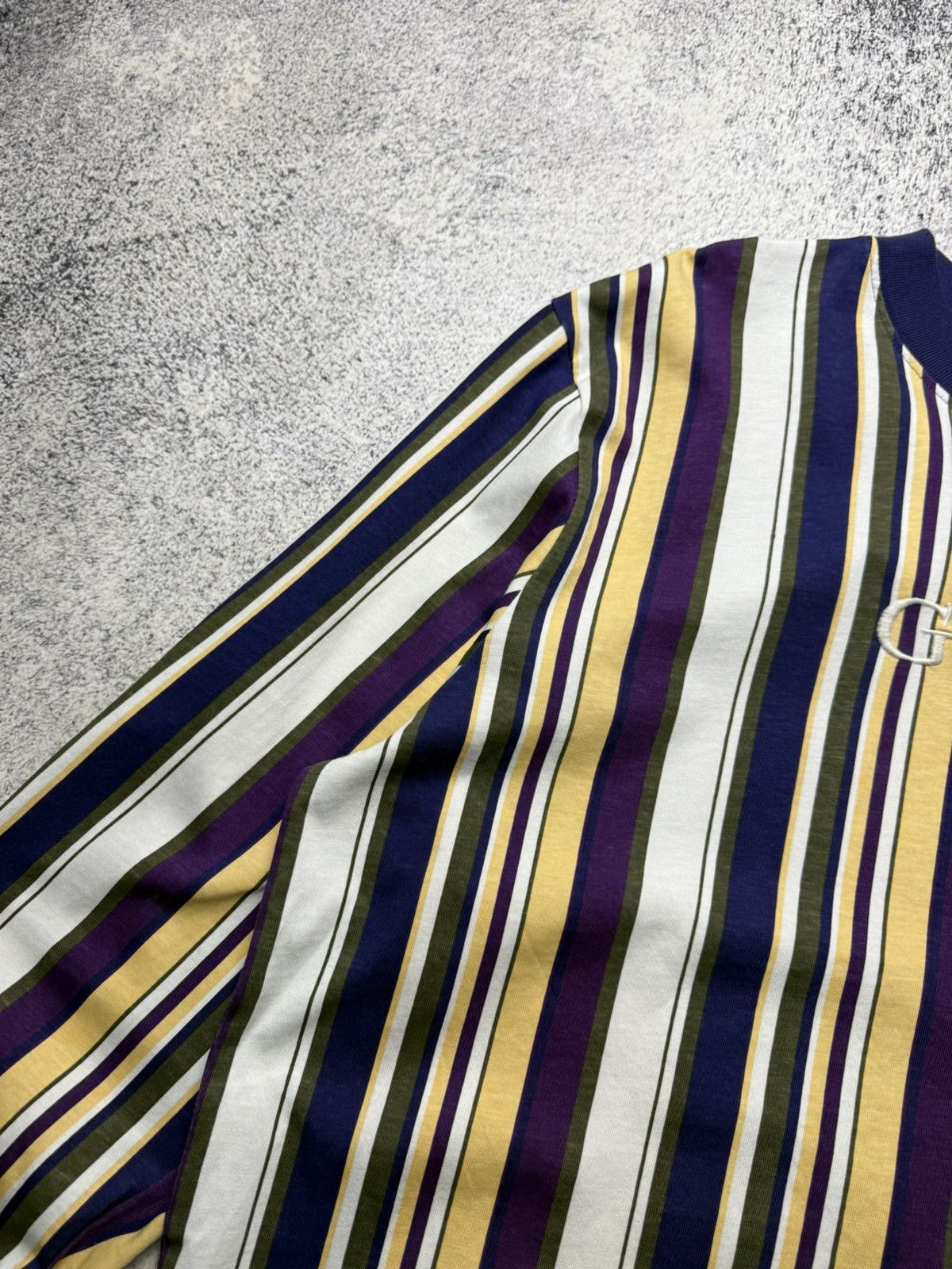 A$AP Rocky Guess x A$AP Rocky Long Sleeve Orange Striped T-Shirt Size US L / EU 52-54 / 3 - 7 Thumbnail
