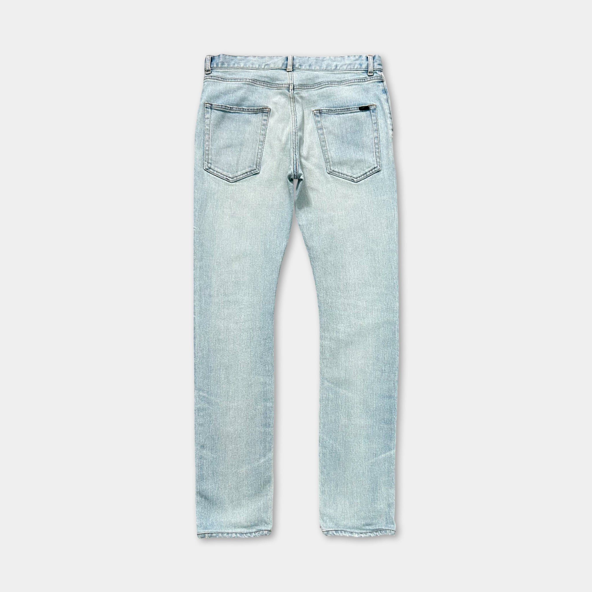 Saint Laurent Paris Saint Laurent Classic Blue Skinny Jeans Size US 29 - 4 Thumbnail