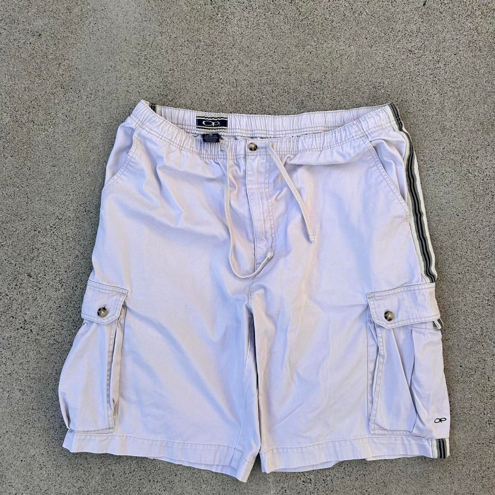 Ocean Pacific Vintage 90s Baggy Ocean Pacific Baggy Cargo Shorts Size US 36 / EU 52 - 2 Thumbnail