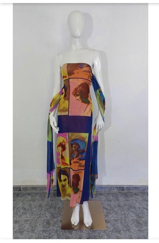 Jean Paul Gaultier Jean Paul Gaultier SS2002 Faces Dress Size M / US 6-8 / IT 42-44 - 2 Thumbnail