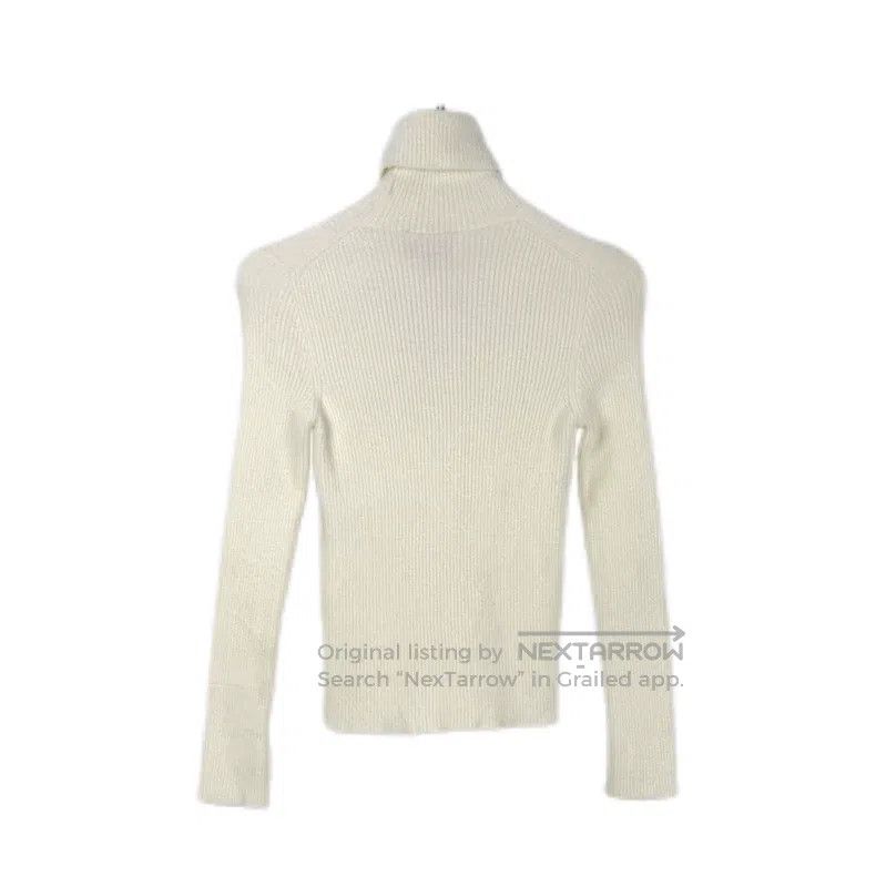 Chanel Chanel White three-dimensional logo elastic high-neck swea Size XS / US 0-2 / IT 36-38 - 2 Thumbnail