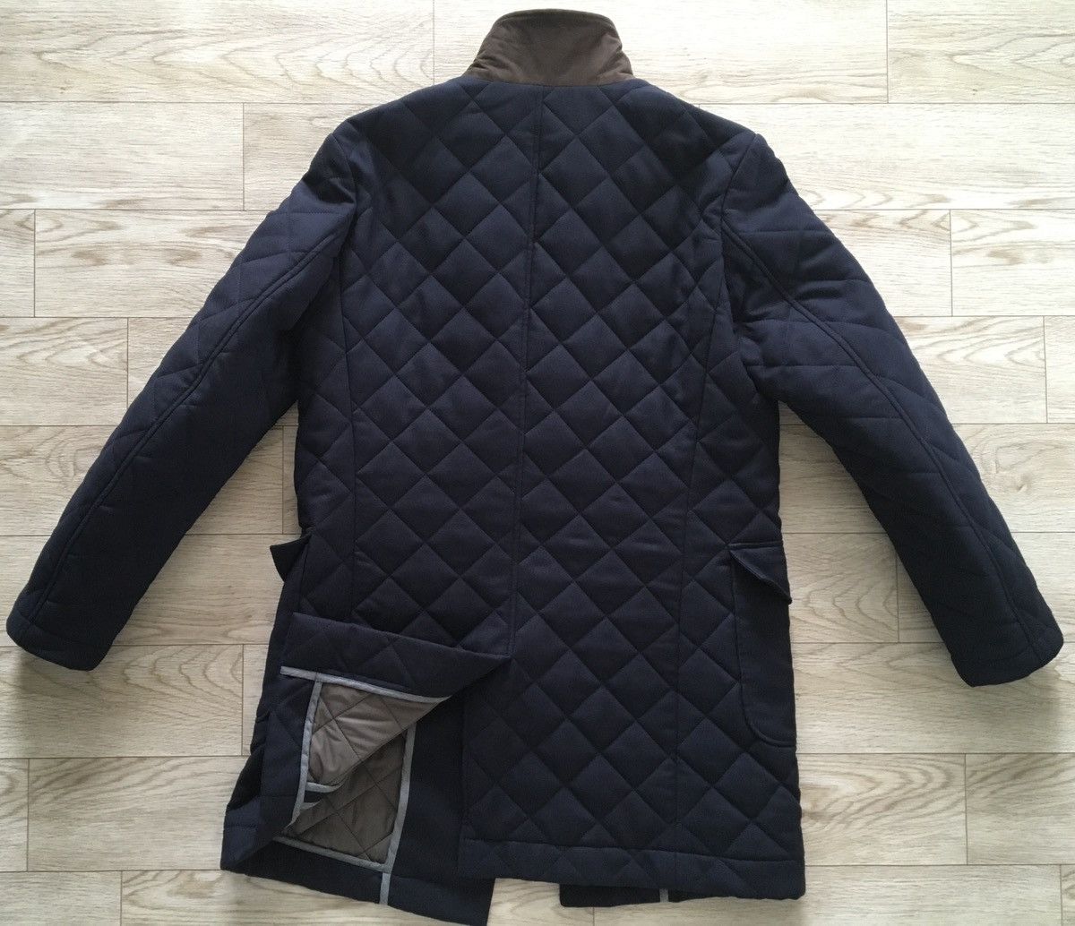 Hackett Hackett Mayfair London Bespoke Wool Padded Overcoat Size US S / EU 44-46 / 1 - 4 Thumbnail