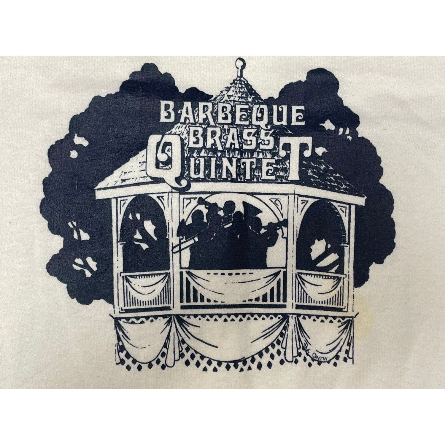 Other Vtg Russell USA made BBQ Barbeque Brass Quintet Soft T Shirt Size US L / EU 52-54 / 3 - 3 Thumbnail