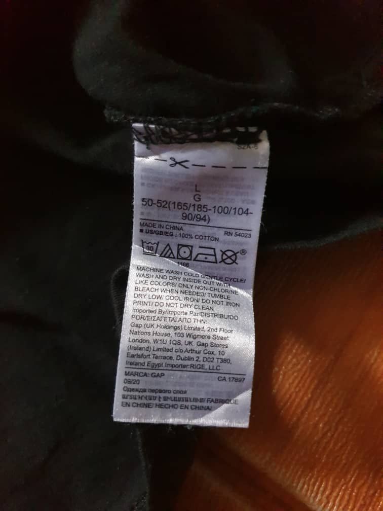 Gap Gap x Ken Lo Black colour Shirt Size US L / EU 52-54 / 3 - 3 Thumbnail