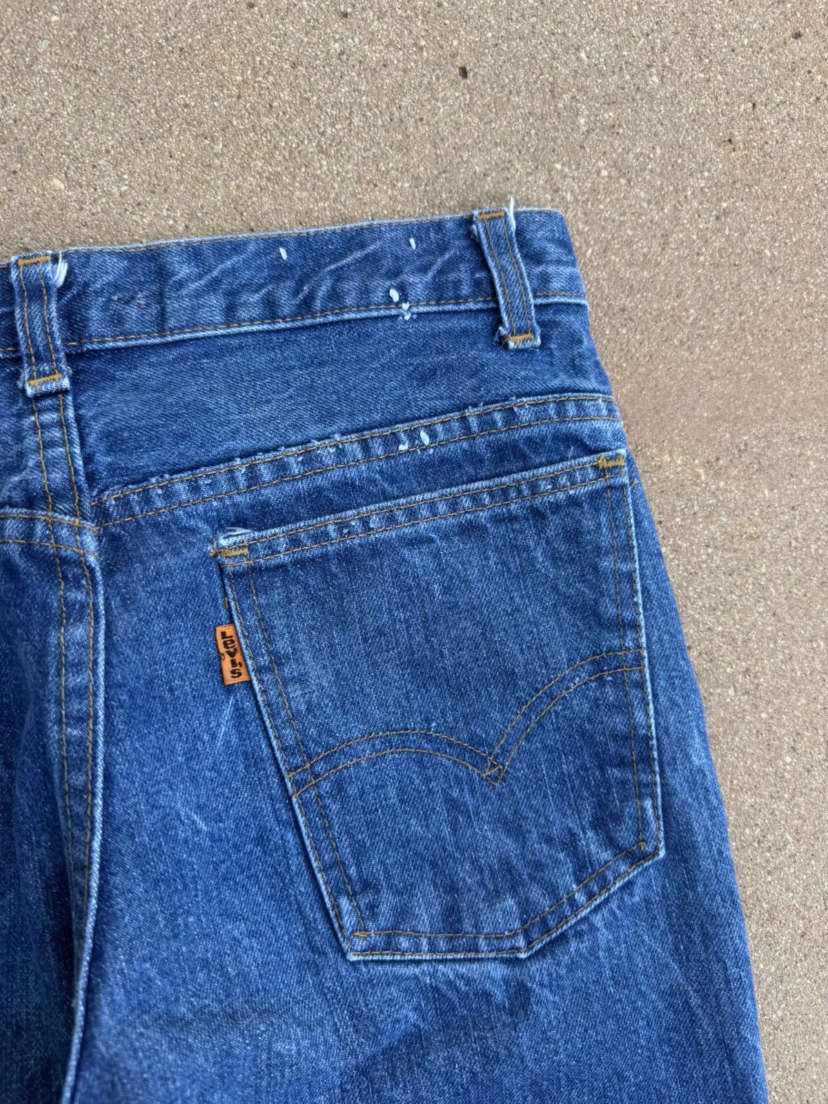 Levi's Vtg 70’s Levi’s 646 Orange Tab Bellbottom Flare Jeans 29x29 Size US 29 - 8 Thumbnail