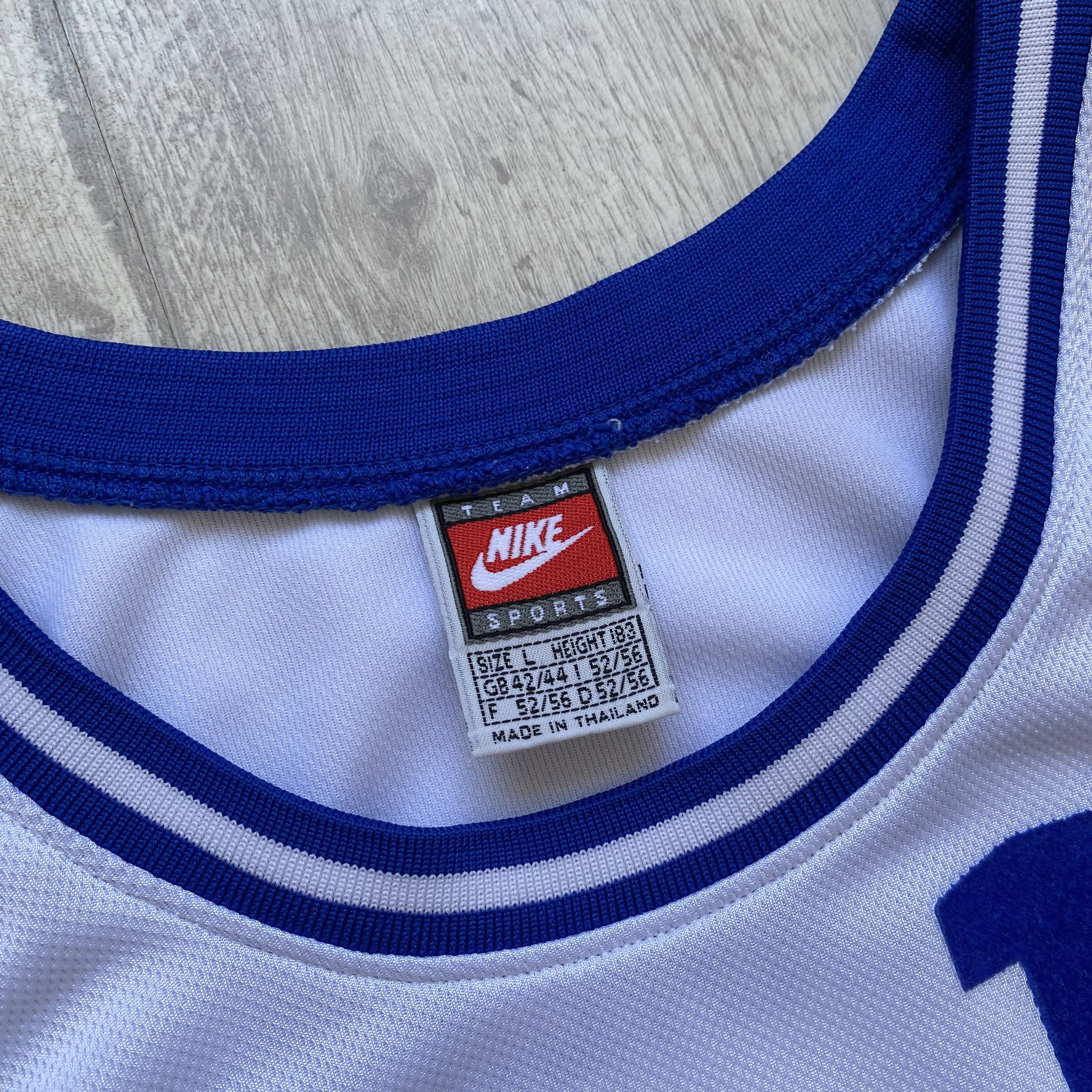 Nike 🏀Vintage 80s Nike basketball jersey sleeveless NBA germany Size US L / EU 52-54 / 3 - 5 Thumbnail