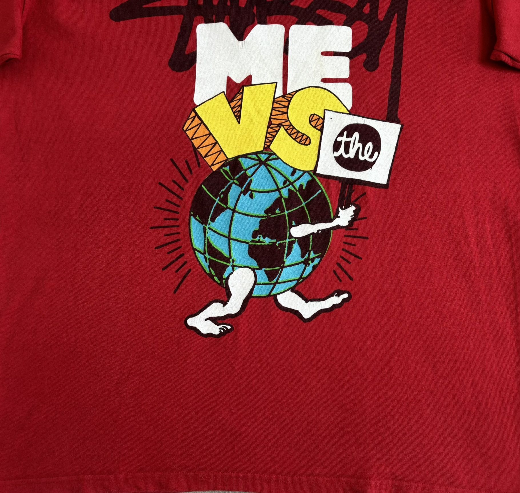 Stussy Stussy red t-shirt large Size US L / EU 52-54 / 3 - 7 Thumbnail