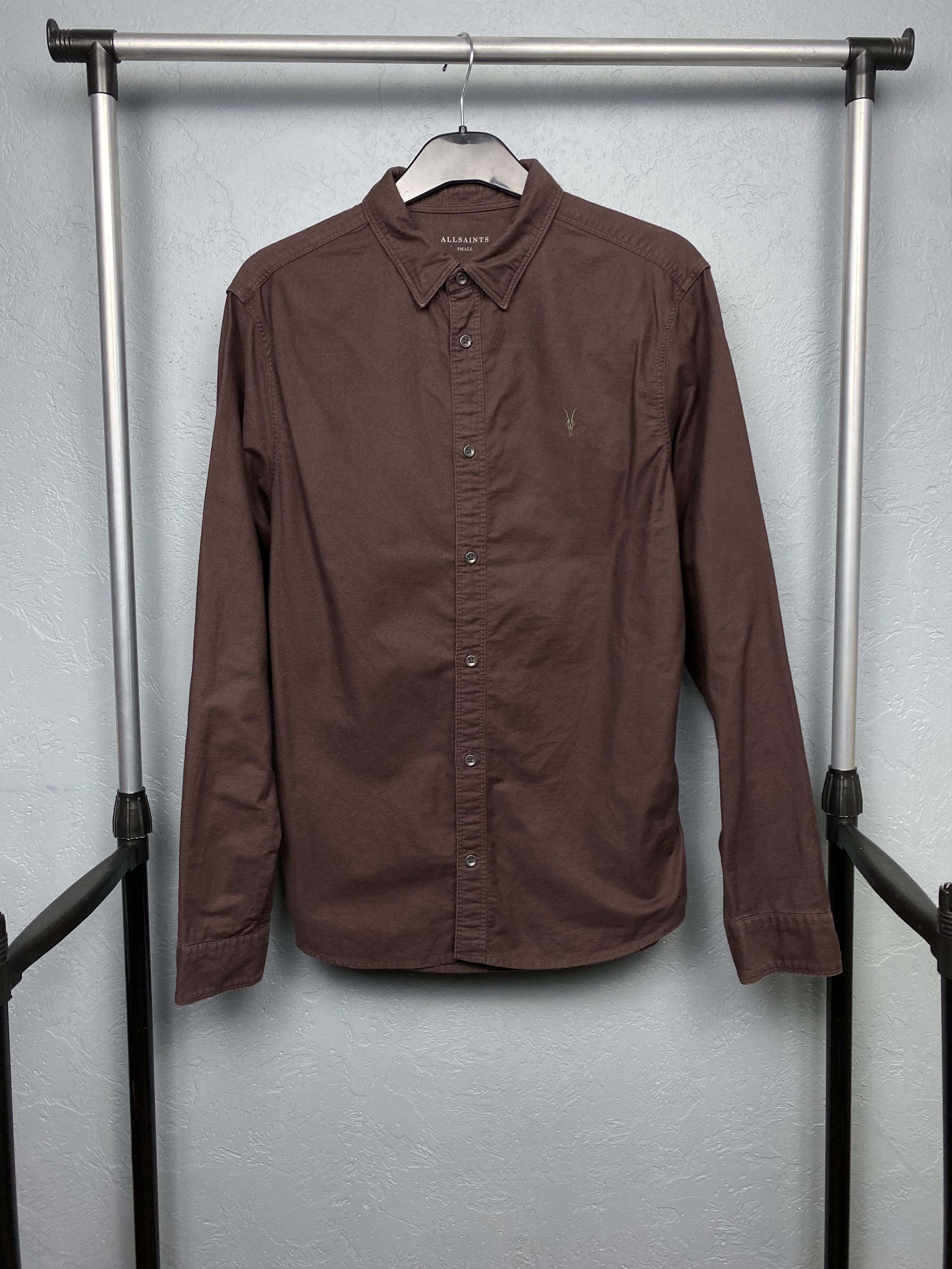 Allsaints × Vintage Allsaints Vintage Mens Hungtinton Long Sleeve Shirt Size US S / EU 44-46 / 1 - 1 Thumbnail
