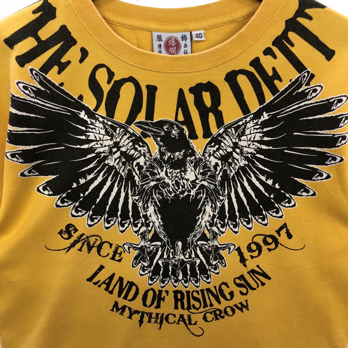 Tedman Ted Company The Solar Deity Mythical Crow Graphic Tshirt Size US M / EU 48-50 / 2 - 4 Thumbnail
