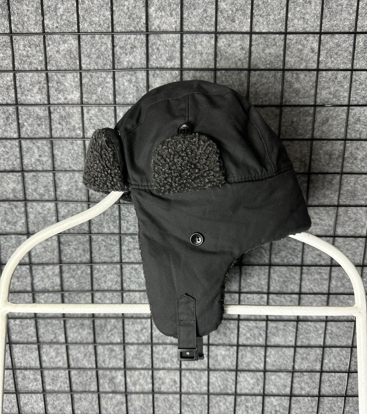 Barbour Barbour Outdoor Waxed Cotton Trapper Hat Size L Size ONE SIZE - 3 Thumbnail