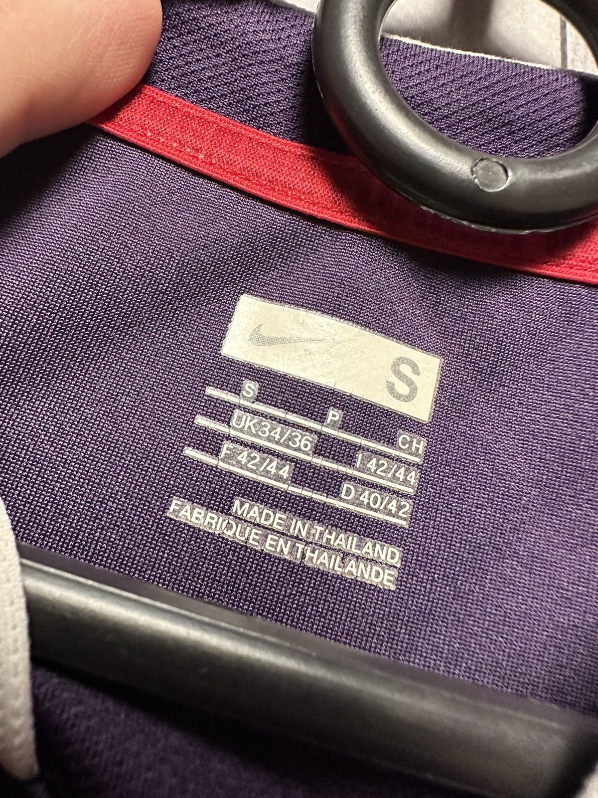 Nike × Vintage Vintage Nike England Rugby jersey size S purple rare Size US S / EU 44-46 / 1 - 5 Thumbnail