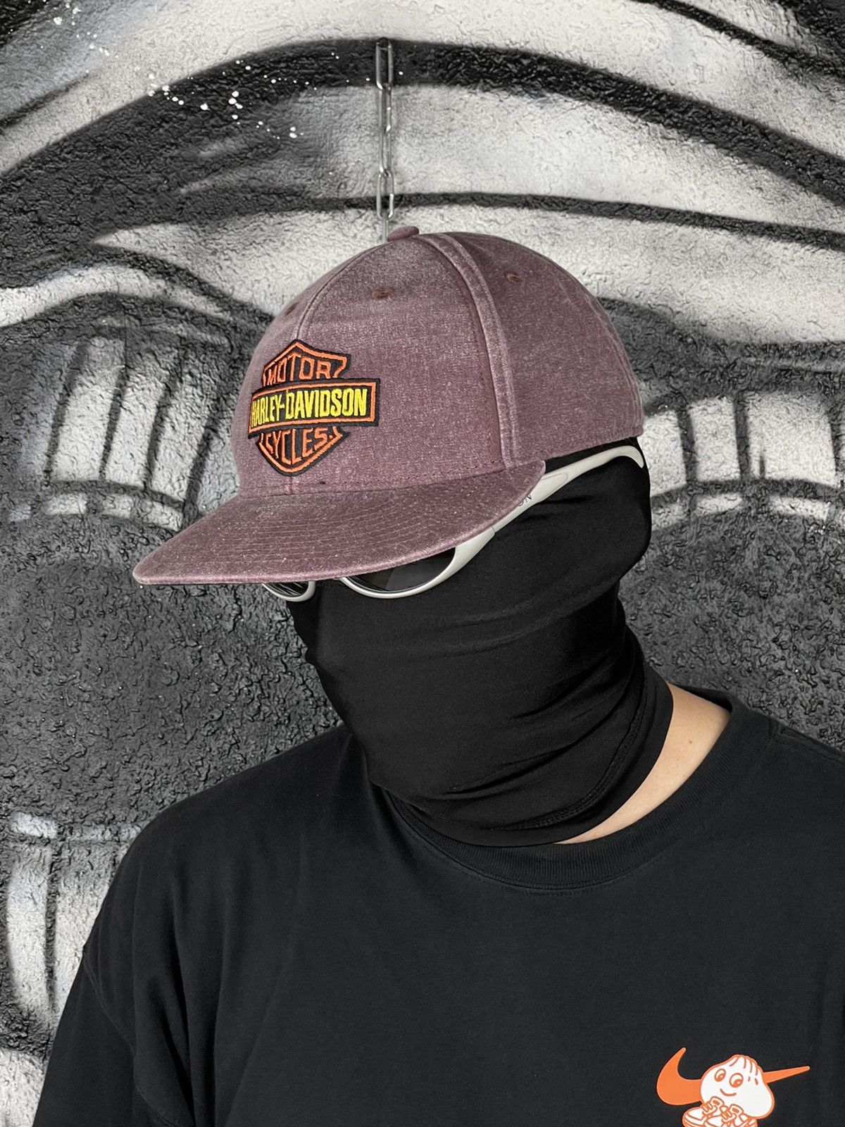 Harley Davidson Harley Davidson Motor Cycles Fabric Faded Cap Hat Size XL Size ONE SIZE - 4 Thumbnail