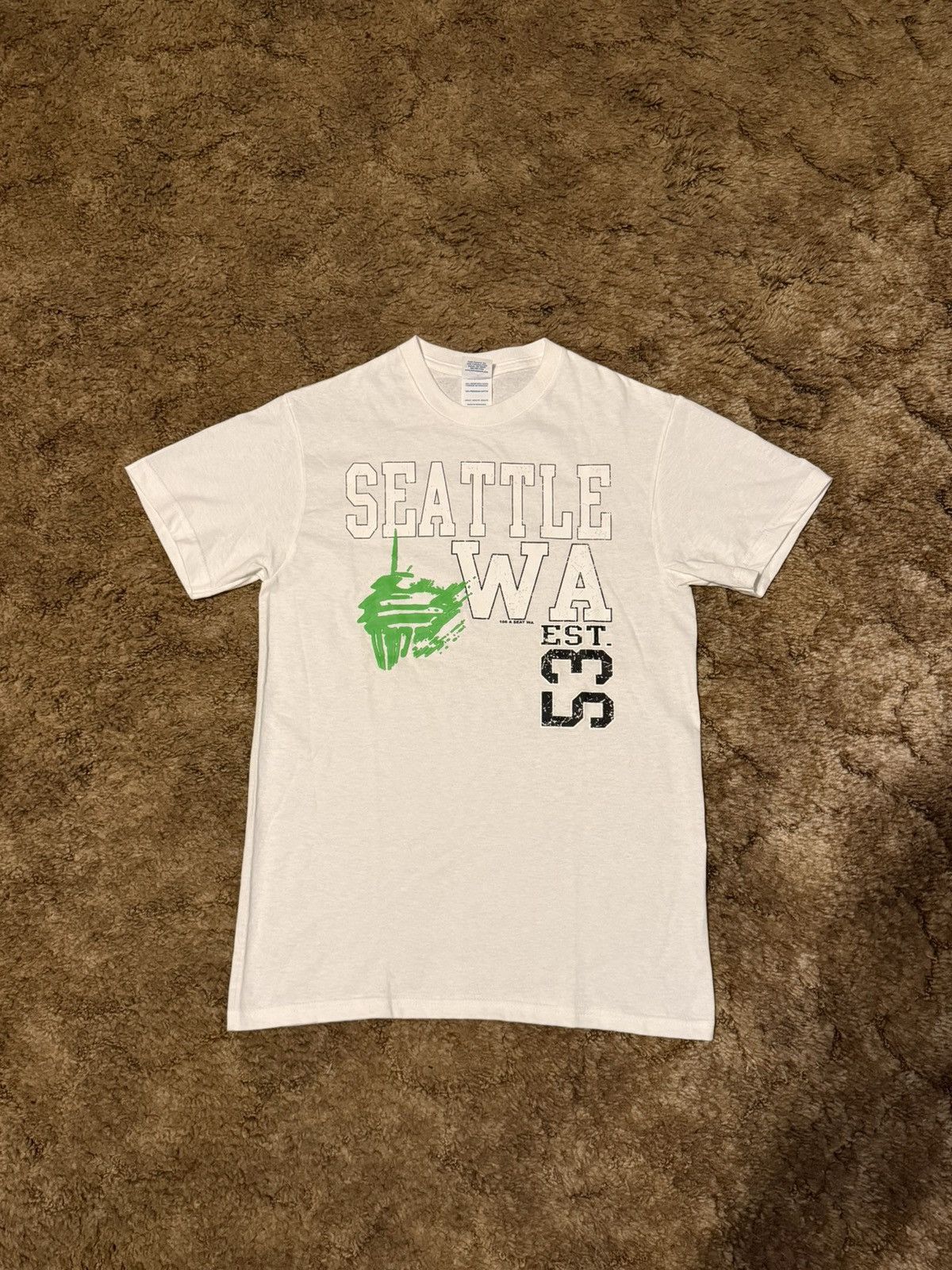 Vintage Vintage Y2K Seattle Washington T-Shirt Tee White Small Size US S / EU 44-46 / 1 - 1 Thumbnail