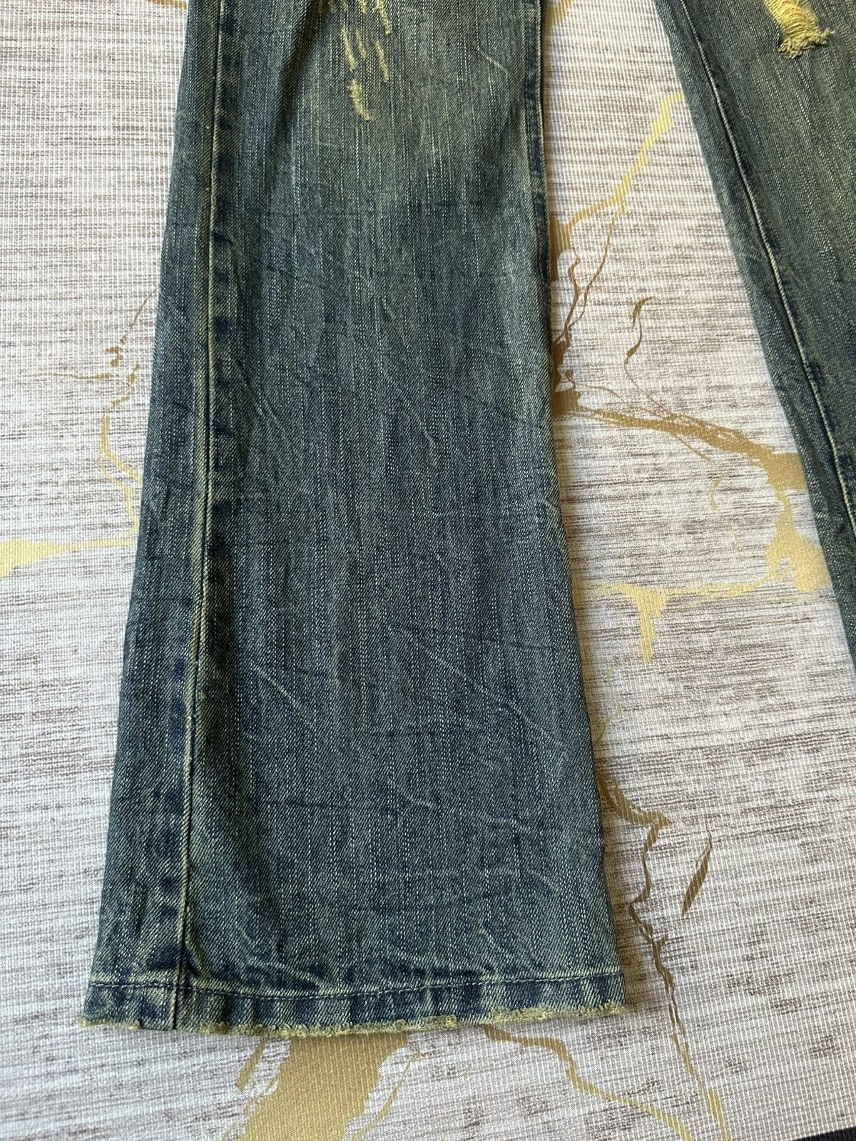 Tornado Mart FLARE Tornado Mart Design Style Distressed Denim Size US 34 / EU 50 - 7 Thumbnail