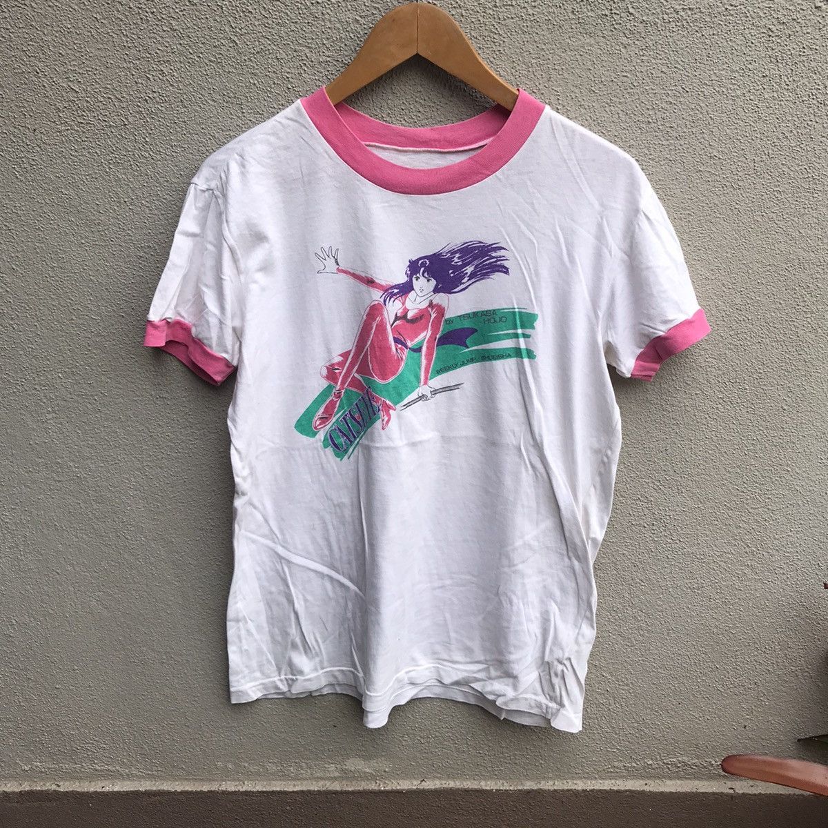 Anime Vintage rare 80s CATSEYE anime tee Size US M / EU 48-50 / 2 - 1 Thumbnail