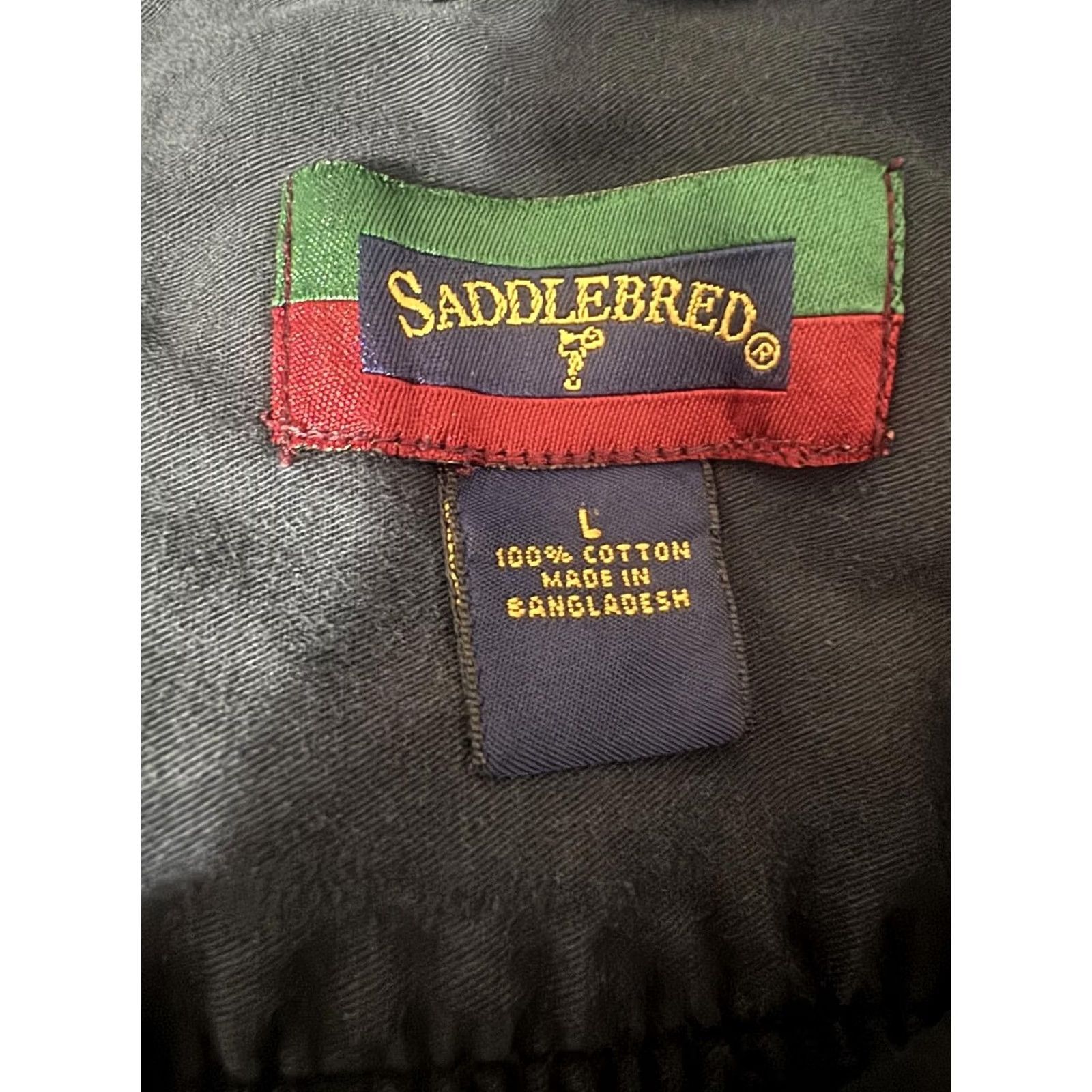 Vintage Saddlebred Shirt Button-Up Short Sleeve Men Large Black Solid Casual Button-Down Collar Vintage No Size US L / EU 52-54 / 3 - 3 Thumbnail