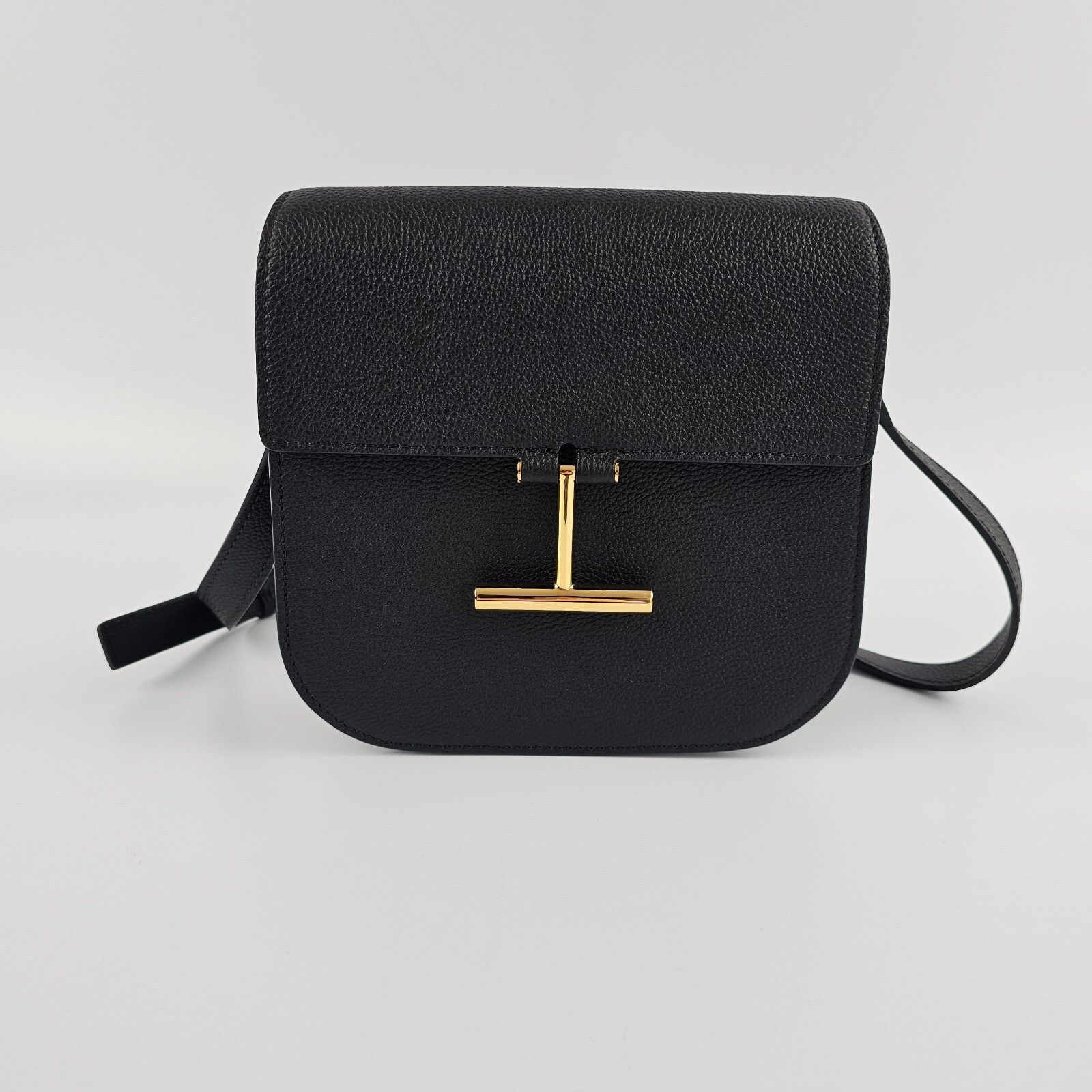 Tom Ford Tom Ford Mini Tara Black Leather Shoulder Bag New Size ONE SIZE - 1 Thumbnail