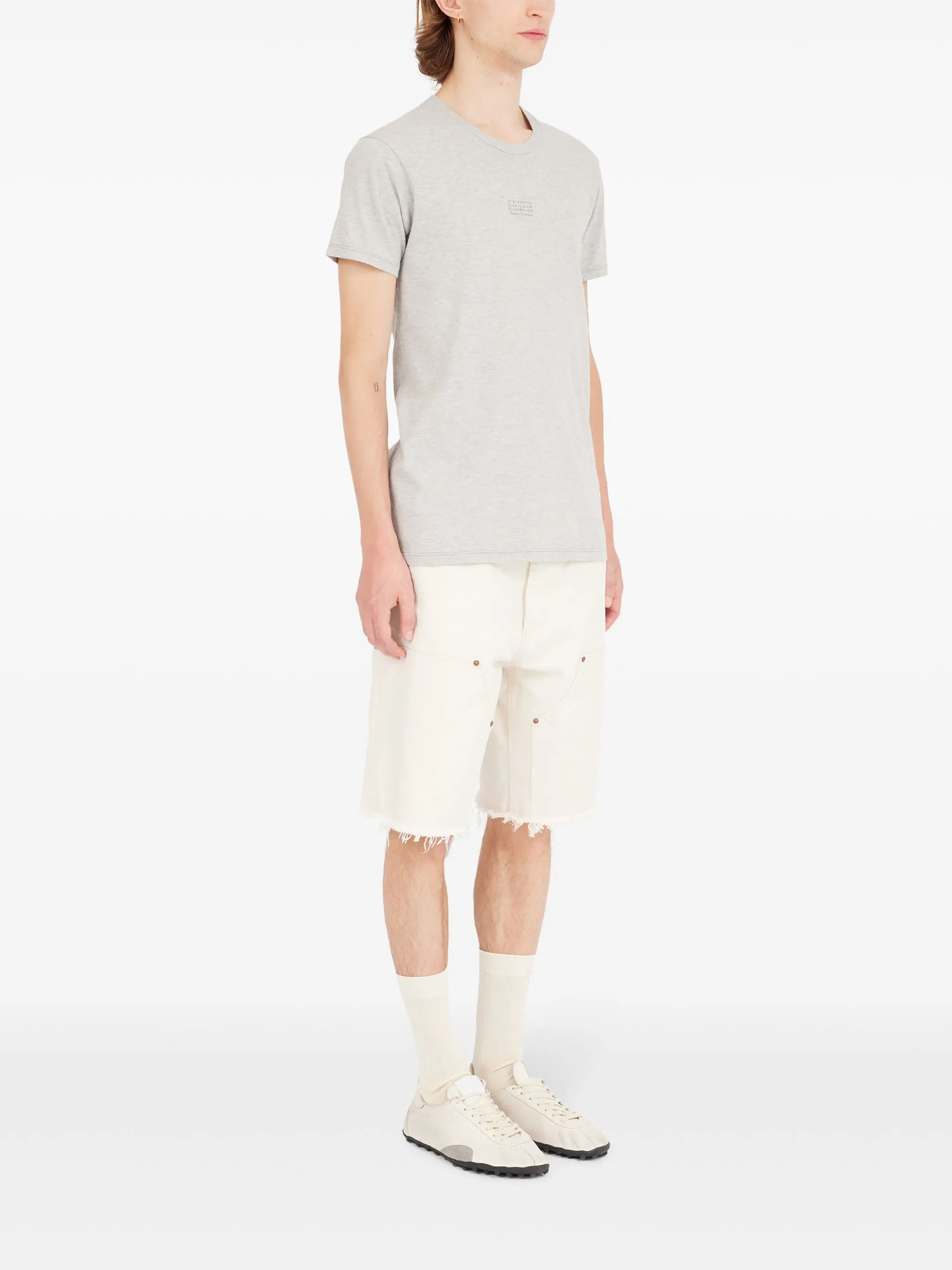 Maison Margiela o1w1db10126 Numbers-Motif T-Shirt in Grey Size US S / EU 44-46 / 1 - 3 Thumbnail
