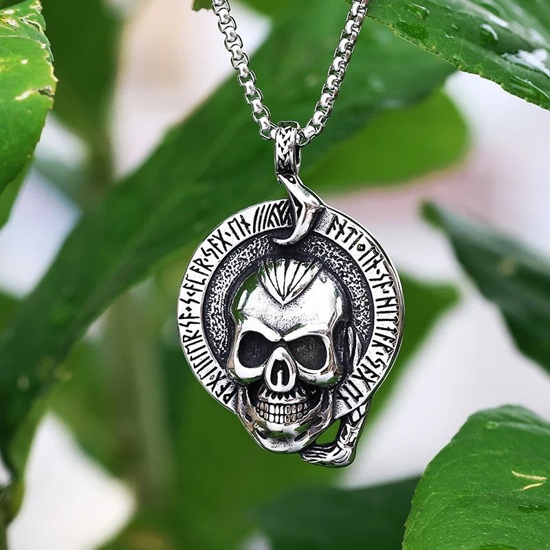 Japanese Brand × Jewelry Biker Skull Pendant Necklace 2025 Size ONE SIZE - 1 Thumbnail