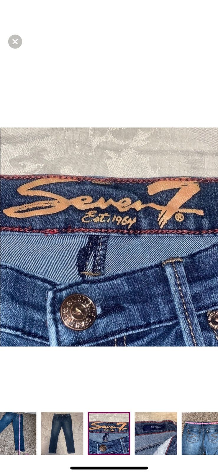 Seven 7 Seven 7 girlfriend jeans size 6 Size 28" / US 6 / IT 42 - 5 Thumbnail