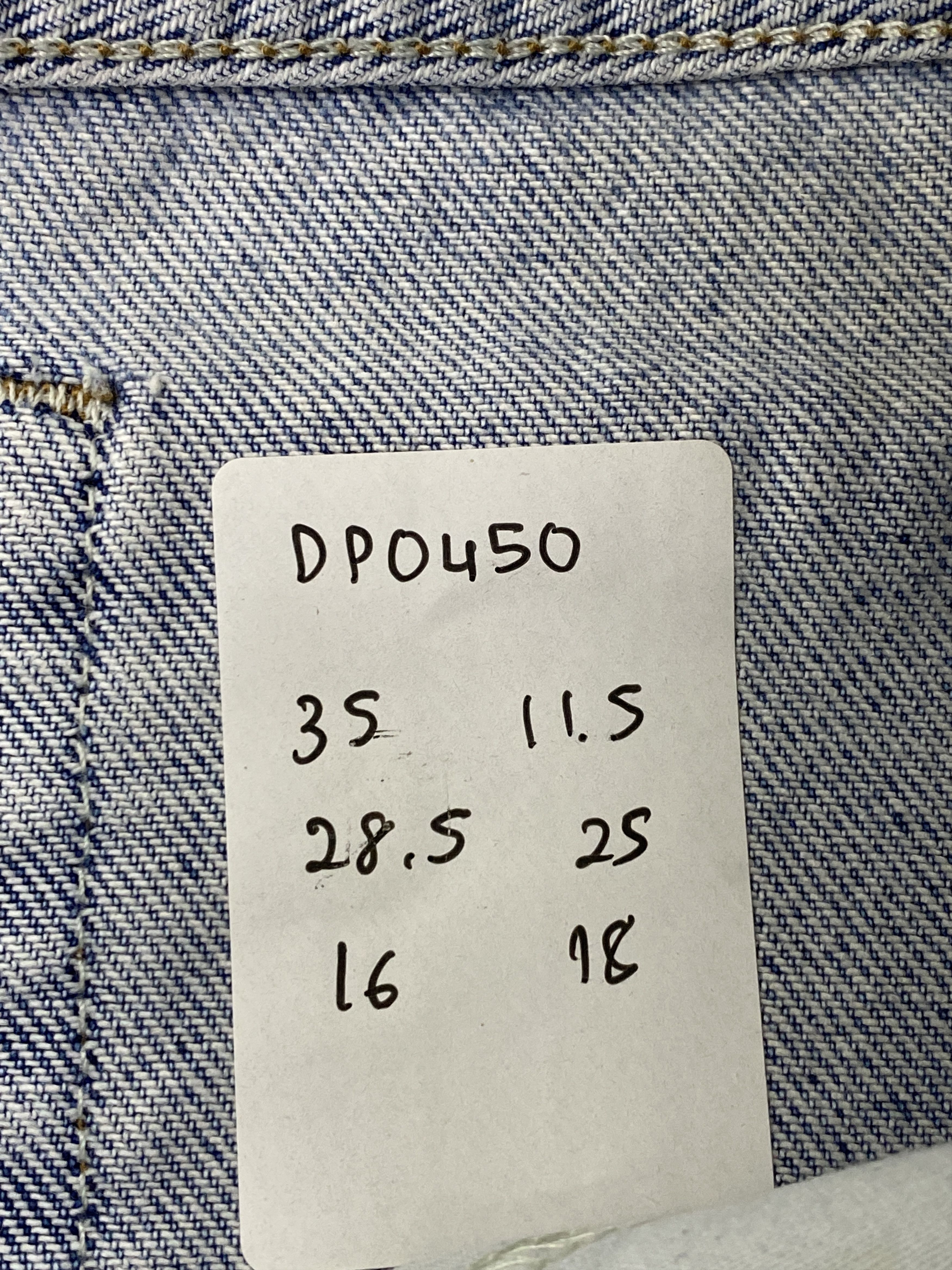 Vintage Levi's 505 Faded Blue Denim Jeans Denim