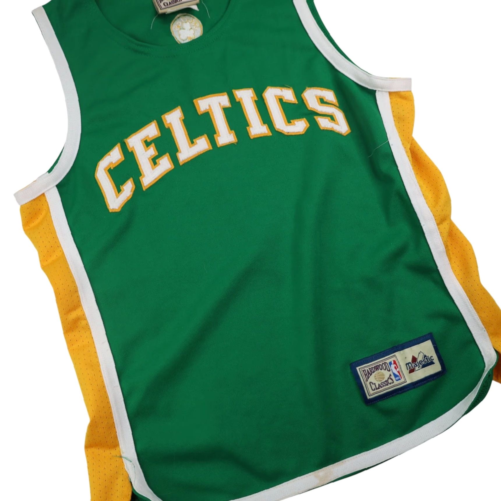 Vintage VINTAGE Majestic Hardwood Classics Boston Celtics Jersey Tank Mens Medium Green Celtics Men's Tank Max 9/10 Size US M / EU 48-50 / 2 - 3 Thumbnail