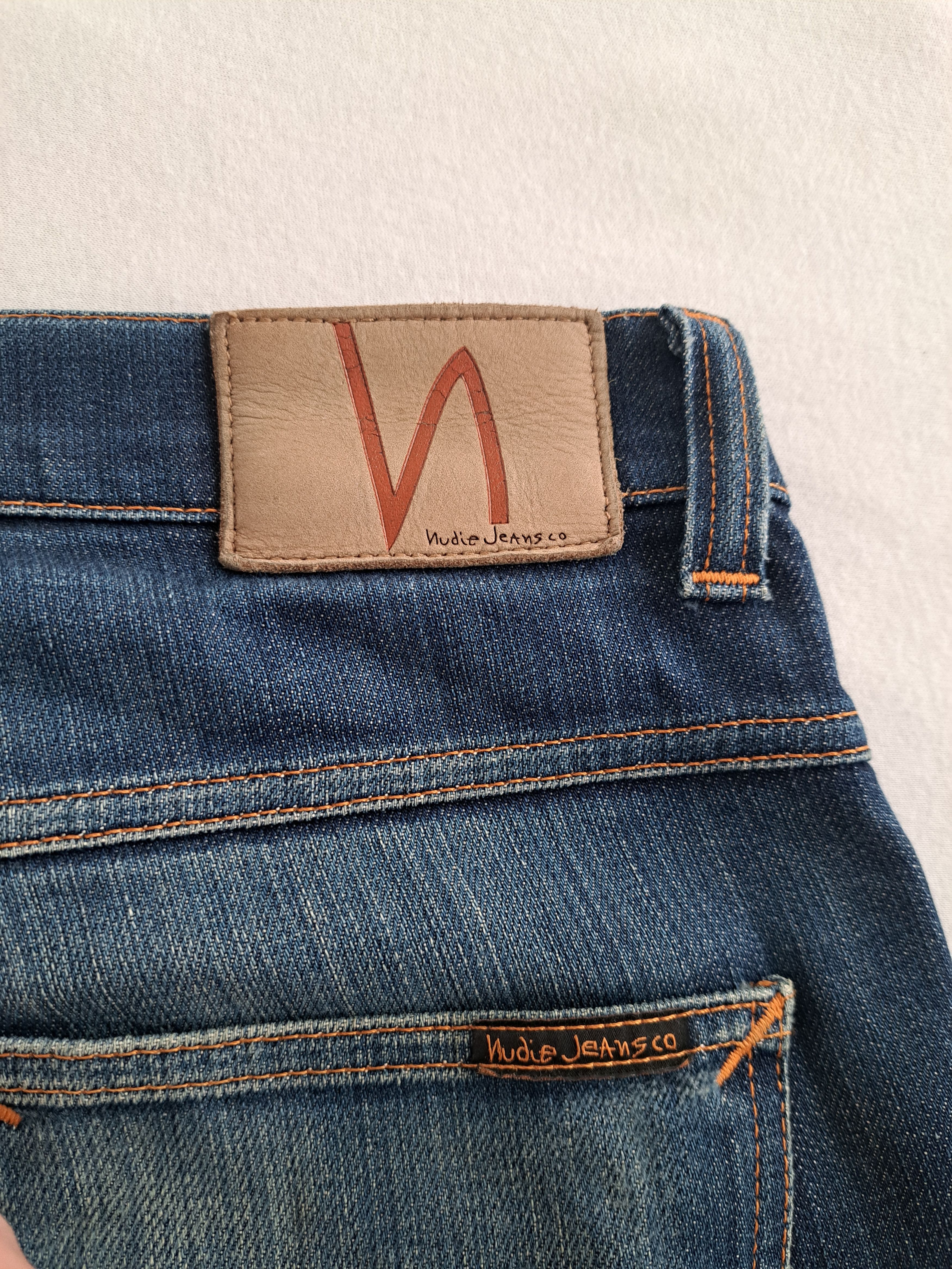 Nudie Jeans GRIM TIM DRY OPEN NAVY (1005119) - Denim Jeans - W32 Size US 32 / EU 48 - 11 Thumbnail