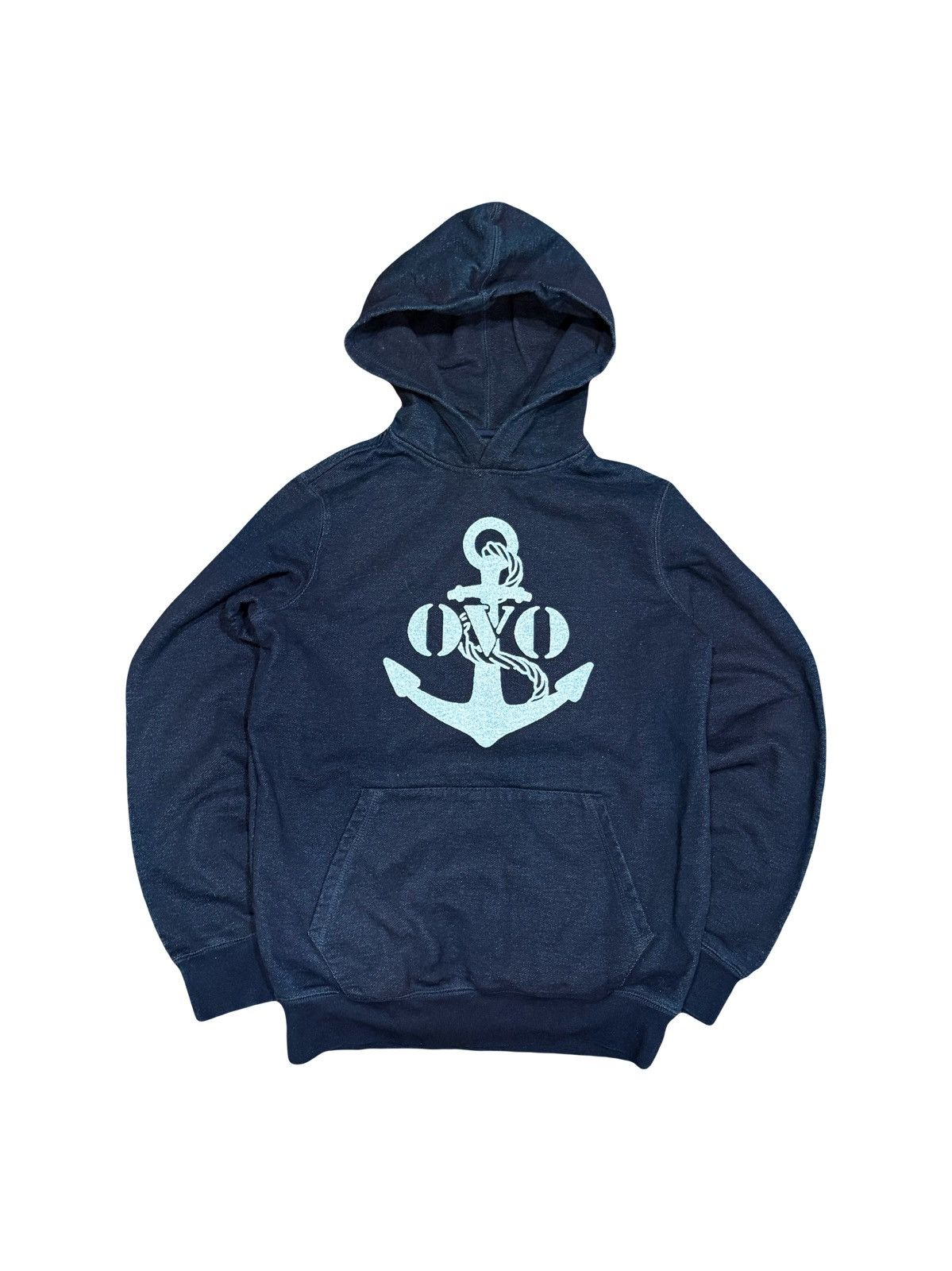 October's Very Own Octobers Very Own Anchor Navy Blue Heavyweight Logo Hoodie Size US XS / EU 42 / 0 - 1 Thumbnail