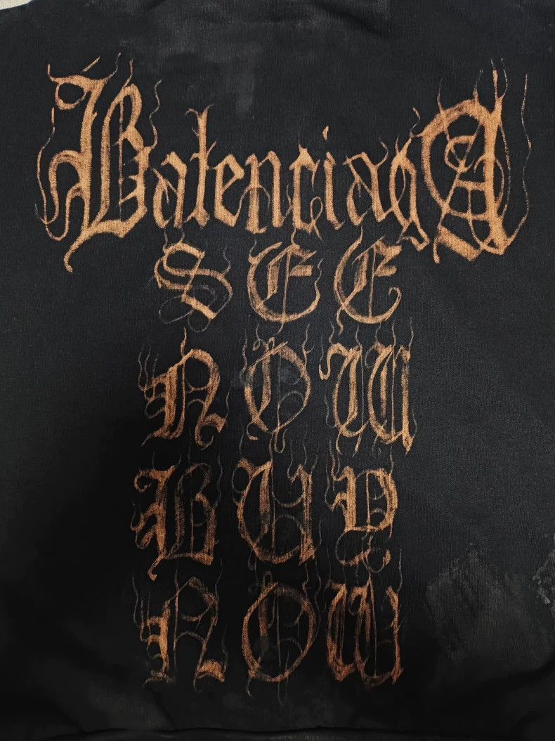 Balenciaga Balenciaga 23fw Mud Dyeing Heavy Industry Sanskrit Zipper H Size US L / EU 52-54 / 3 - 2 Thumbnail