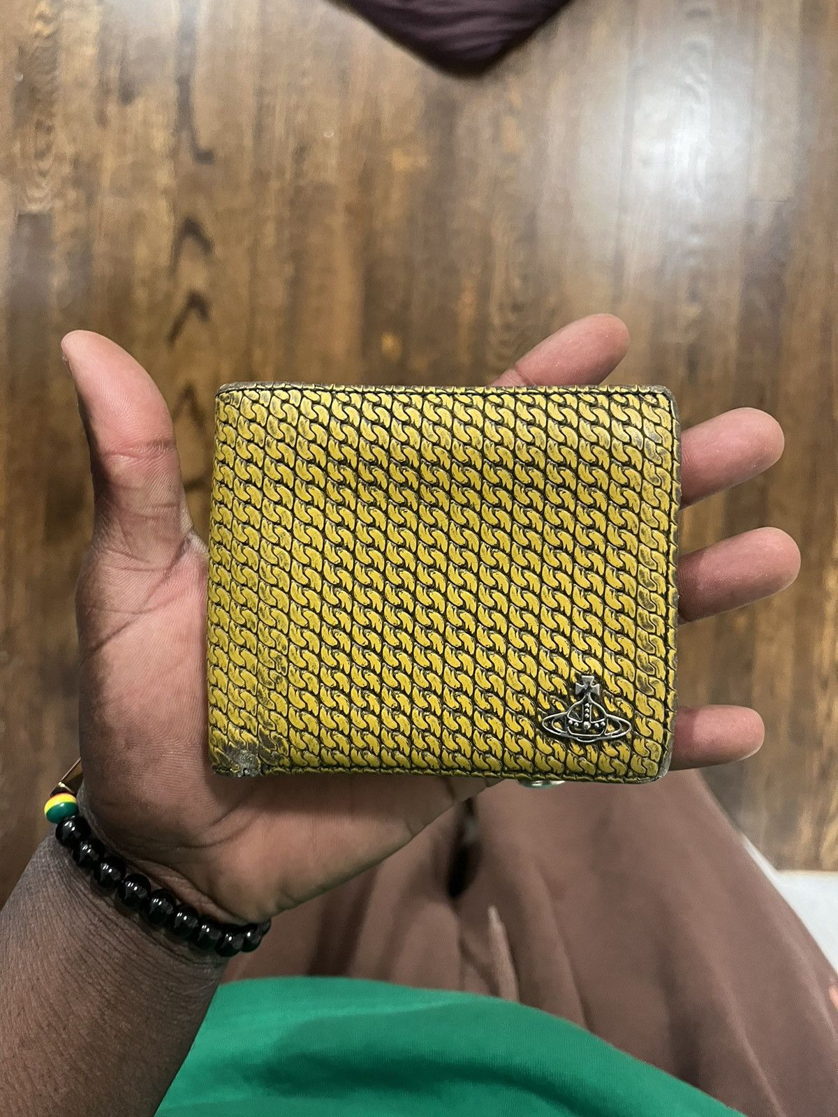 image of Vivienne Westwood Wallet in Yellow, Men's