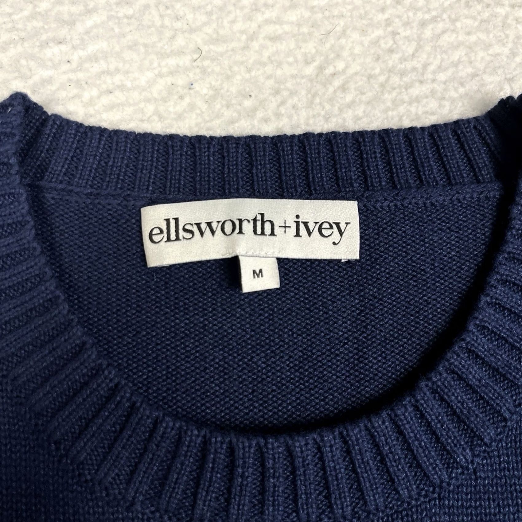 Vintage Ellsworth & Ivey Merion Golf Club Sweater Medium Blue Preppy Size M / US 6-8 / IT 42-44 - 3 Thumbnail