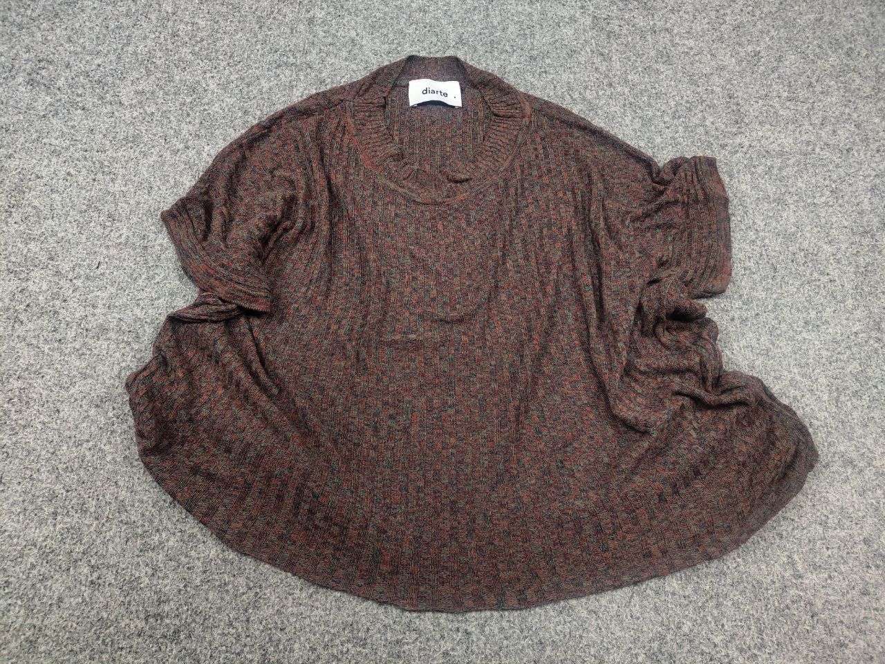 Vintage Diarte. Design Ethical loose-fit viscose wide-cut T-shirt Size ONE SIZE - 2 Thumbnail