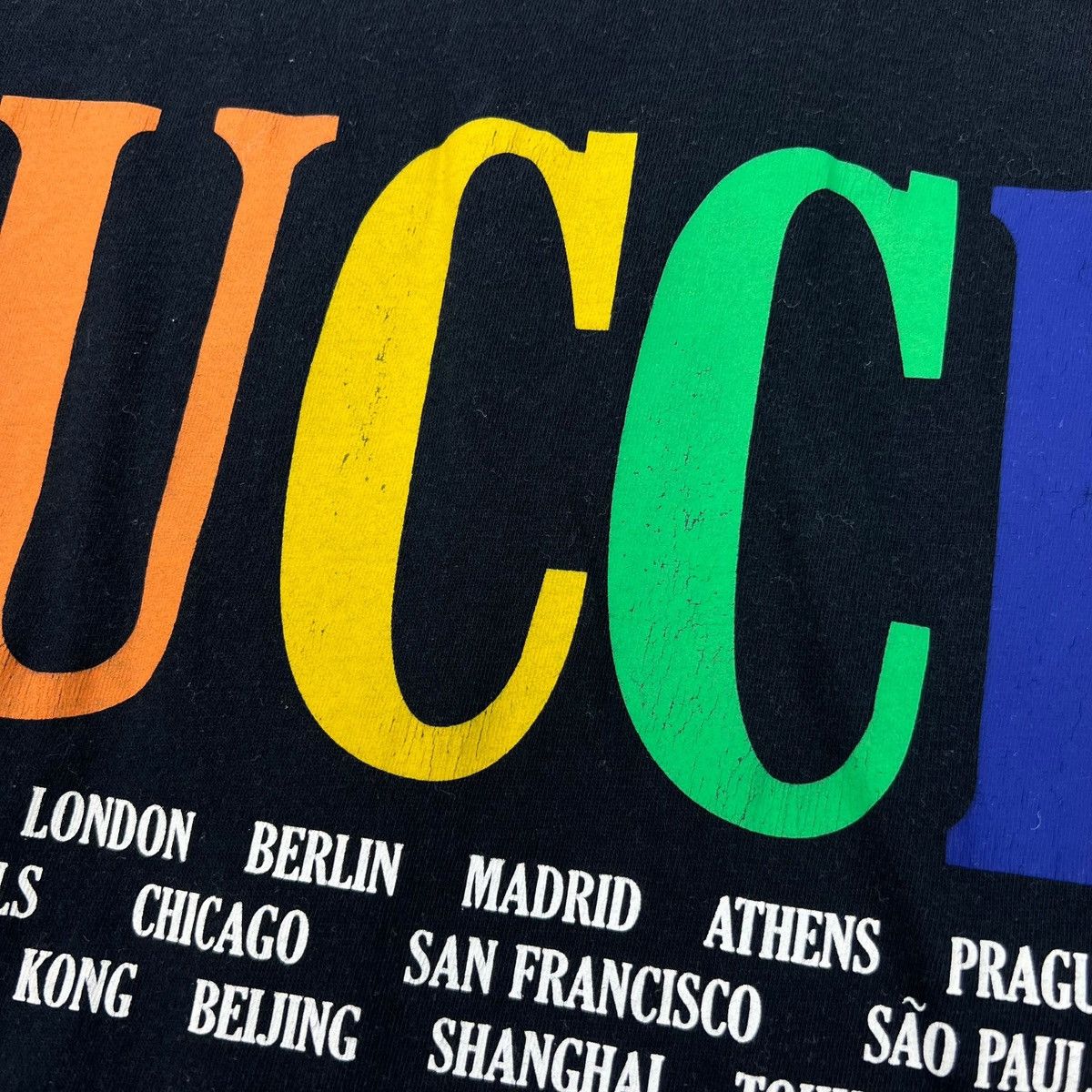 Gucci Gucci Cities Black T Shirt Size US S / EU 44-46 / 1 - 3 Thumbnail