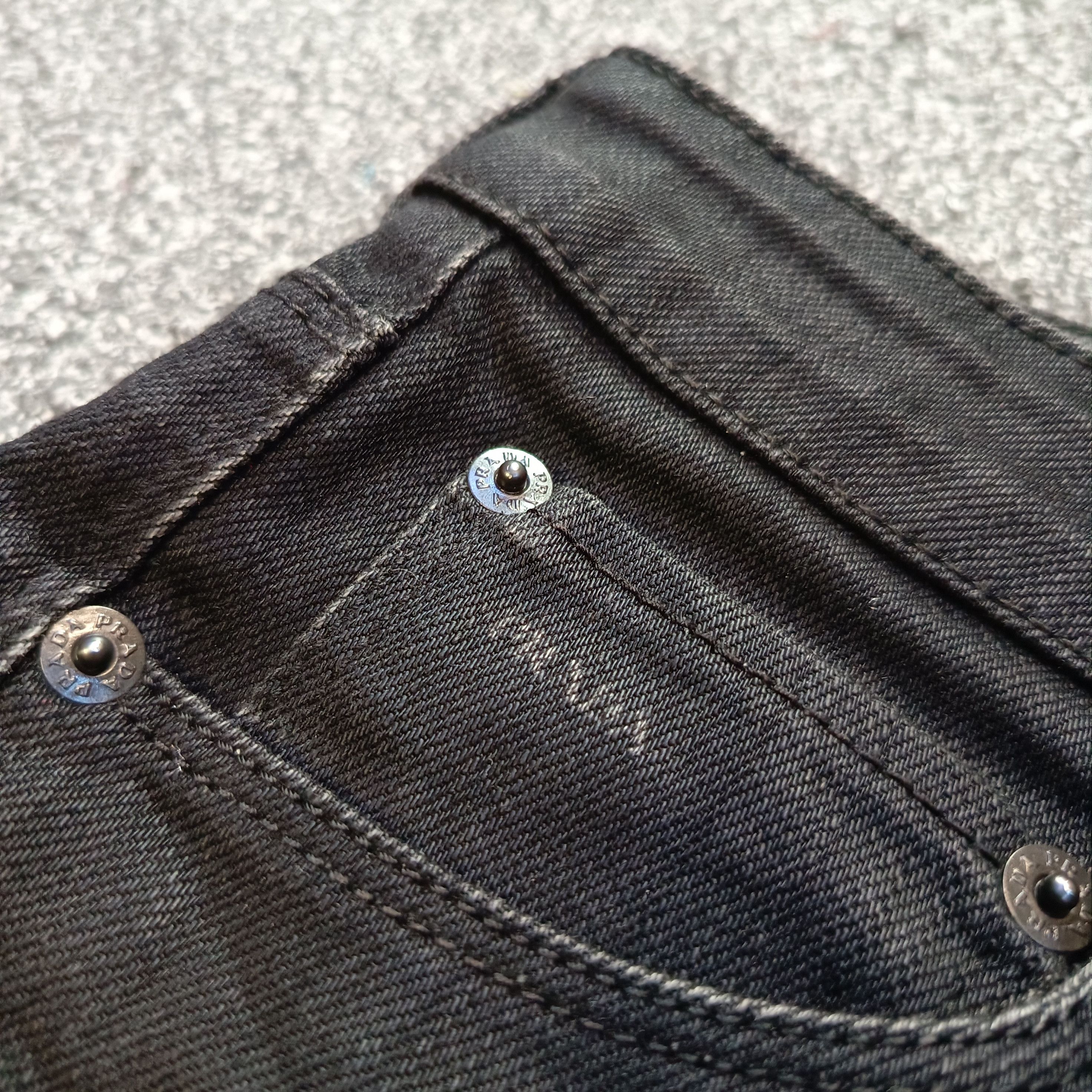 🔥🔥Vtg Black Jeans Prada Straight Fit