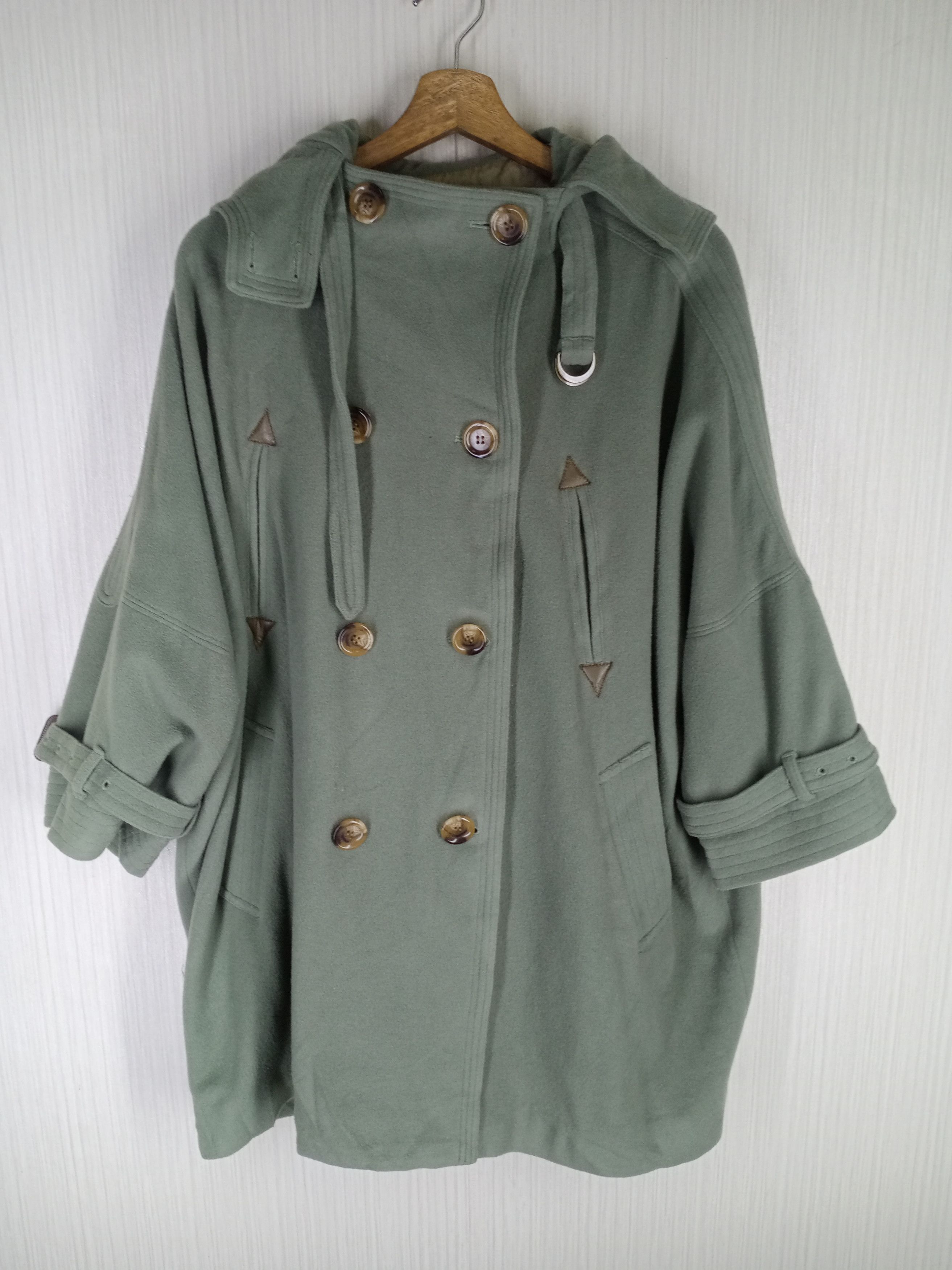 Issey Miyake Rare Vintage Issey Miyake Tsumori Chisato Double Breats Coat Size US XXL / EU 58 / 5 - 4 Thumbnail