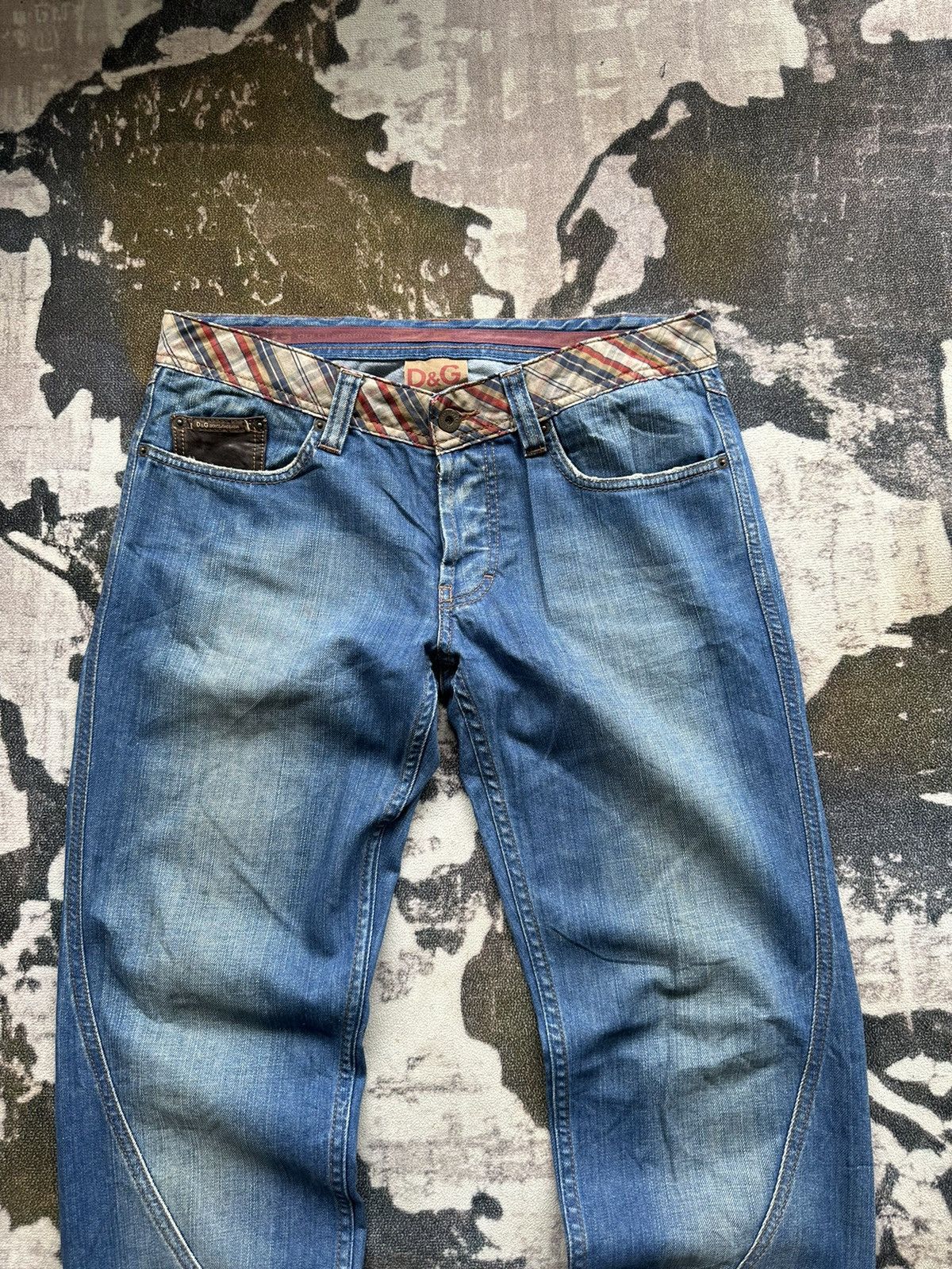Dolce & Gabbana 2007SS - D&G cummerband spiral denim buckle back Size US 33 - 4 Thumbnail