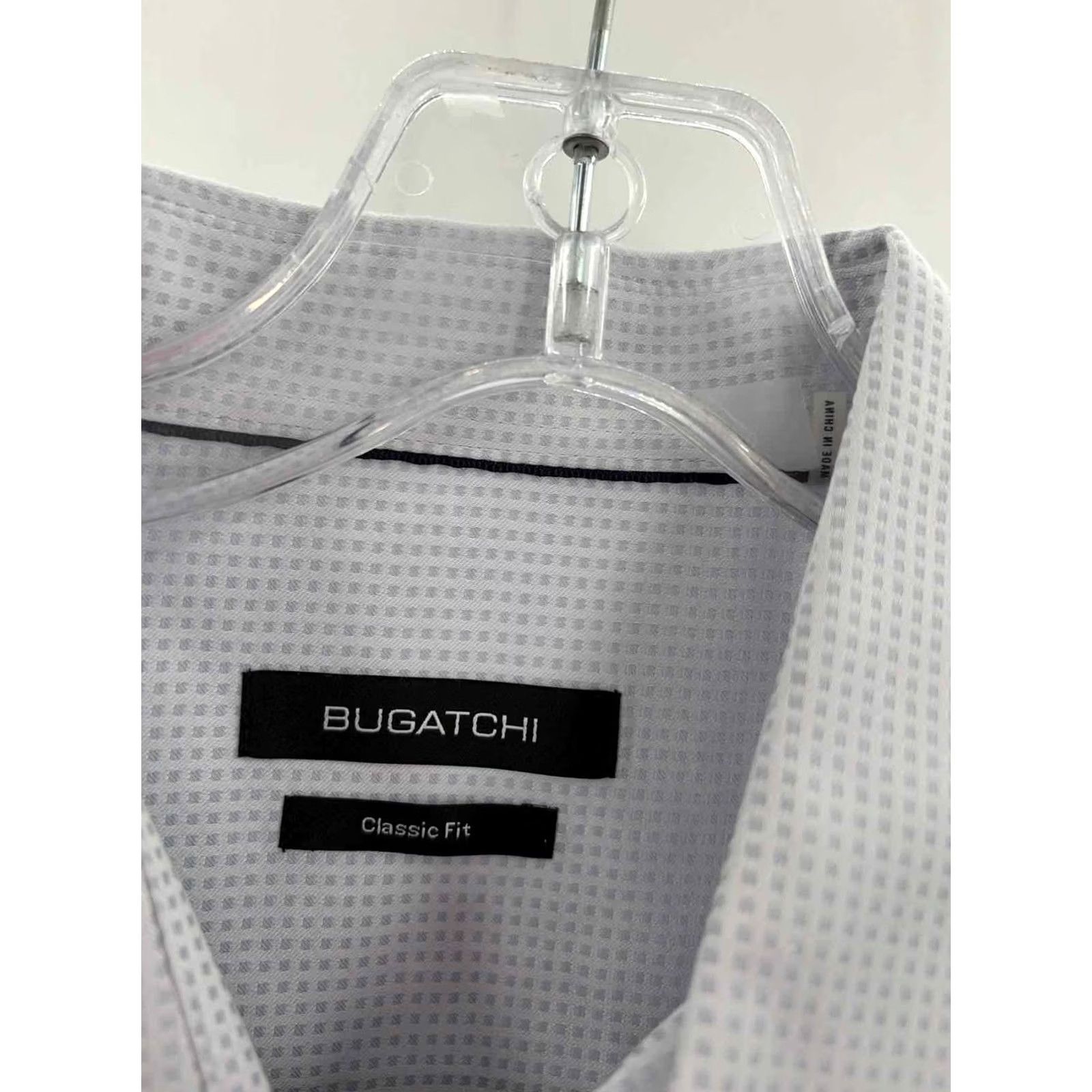 BUGATCHI Bugatchi Grey Large Men's Button Down - Large Grey Bugatchi Shirt Mens, Pre-Owned, 764980 Size US L / EU 52-54 / 3 - 2 Thumbnail