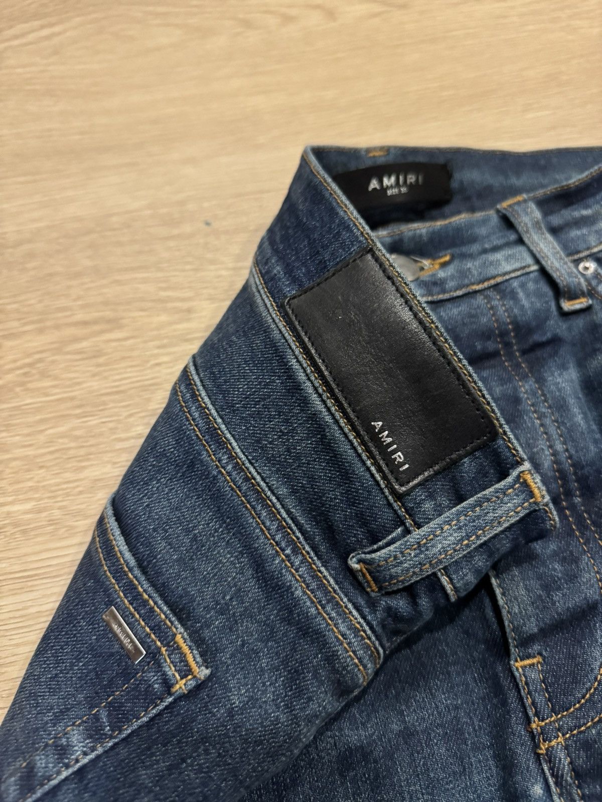 Amiri Amiri Mx1 Old English Denim Size US 33 - 4 Thumbnail