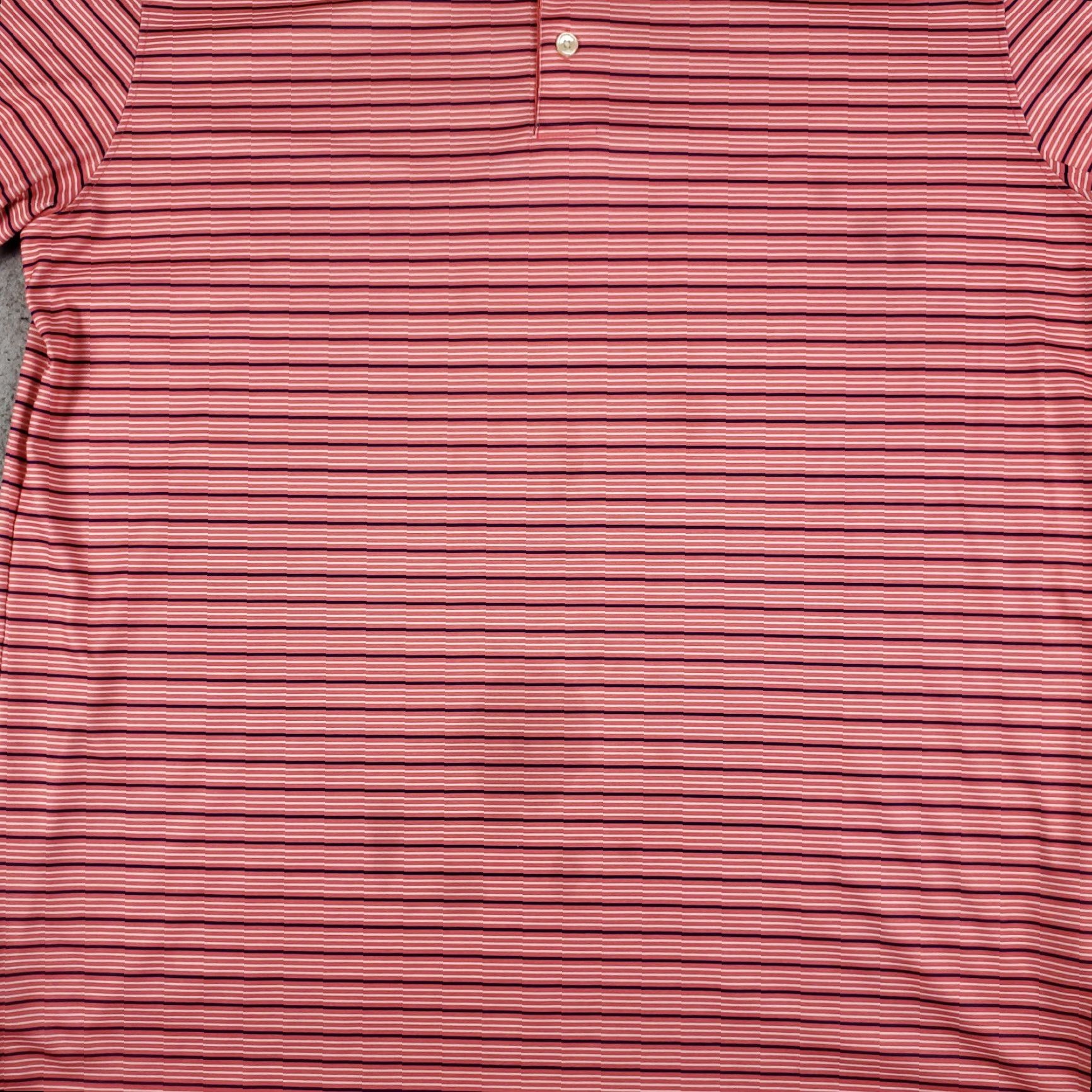 Vintage Greg Norman Polo Shirt Mens L Pink Striped Shark Golf Short Sleeve Polo Shirt Vintage? No. Size US L / EU 52-54 / 3 - 3 Thumbnail