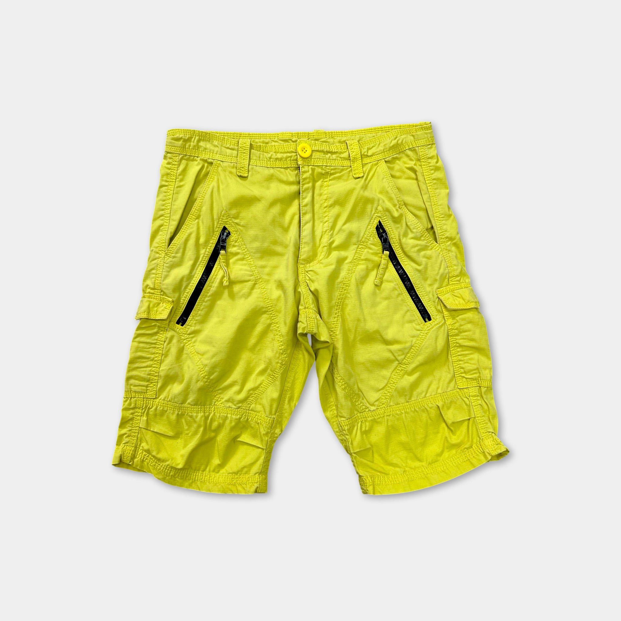 Armani Exchange Armani Exchange Utilitarian Yellow Cargo Shorts Size US 28 / EU 44 - 1 Thumbnail