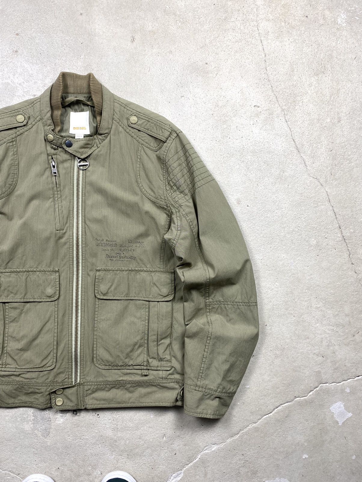 Y2K Vintage Diesel Under Sea Jacket Bomber Archive Hype