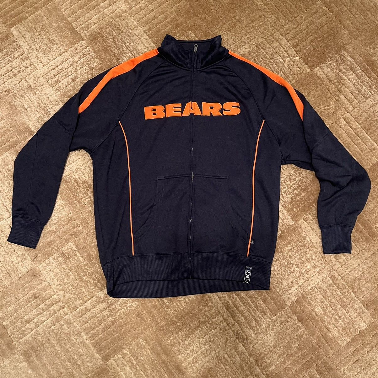 NFL Chicago Bears NFL Warmup Jacket Blue Orange Men's Size XL Size US XL / EU 56 / 4 - 1 Thumbnail