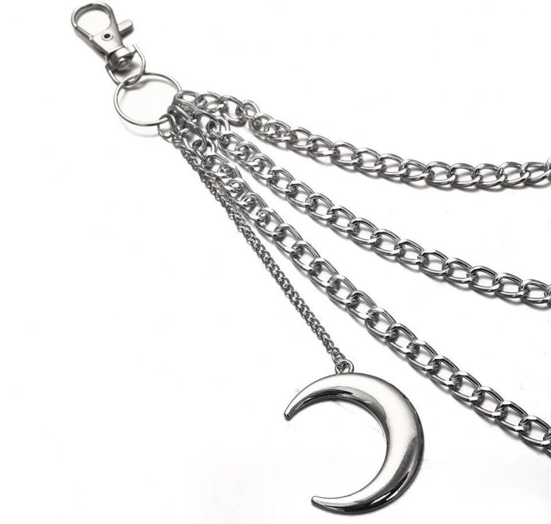 Jewelry Triple Layer Moon Pant Chain Size ONE SIZE - 2 Thumbnail