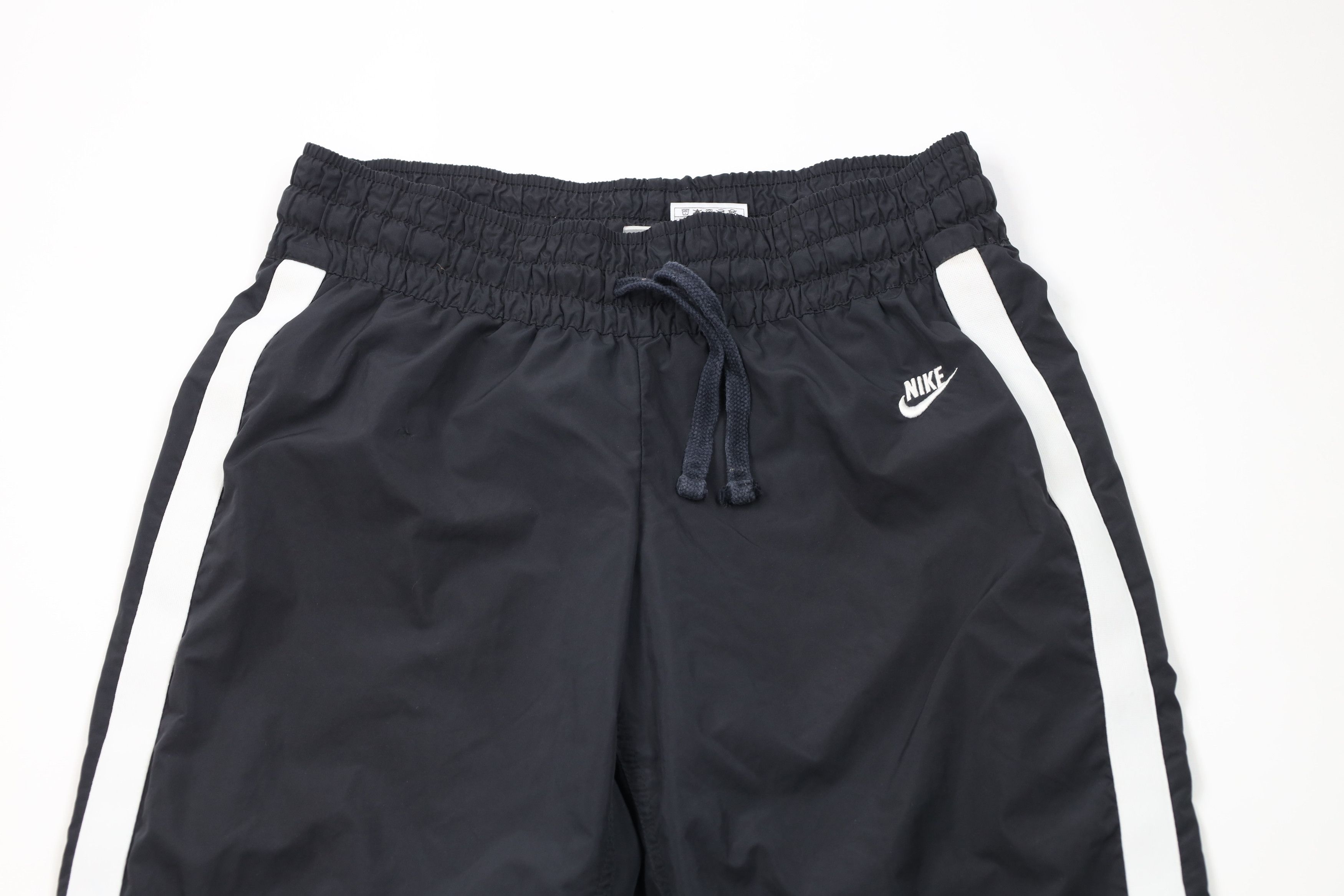 Nike × Vintage Vintage Y2K Nike Swoosh Lined Wide Leg Windbreaker Pants Size 34" / US 12 / IT 48 - 2 Thumbnail