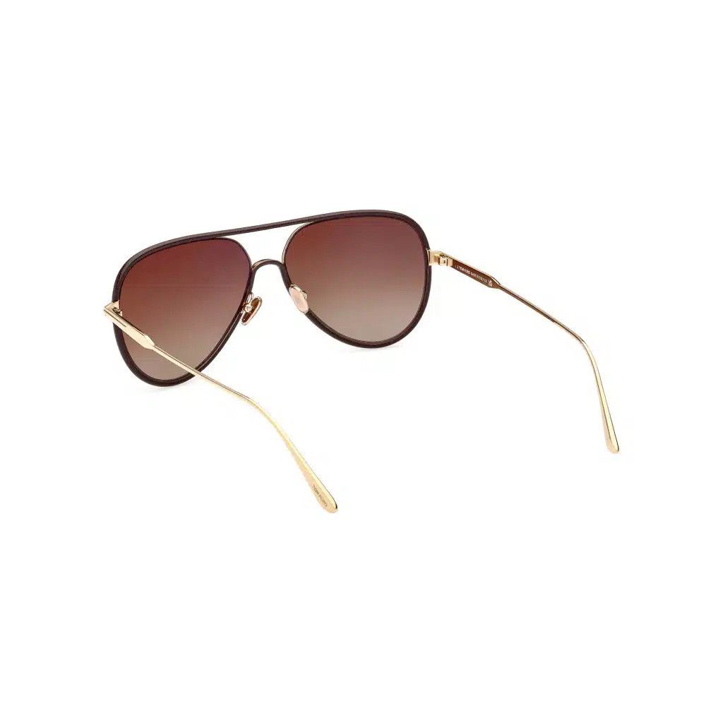 Tom Ford o1sndg1125 FT1016 Size: OS / Jessie-02 Sunglasses Brown/Gold Size ONE SIZE - 3 Thumbnail