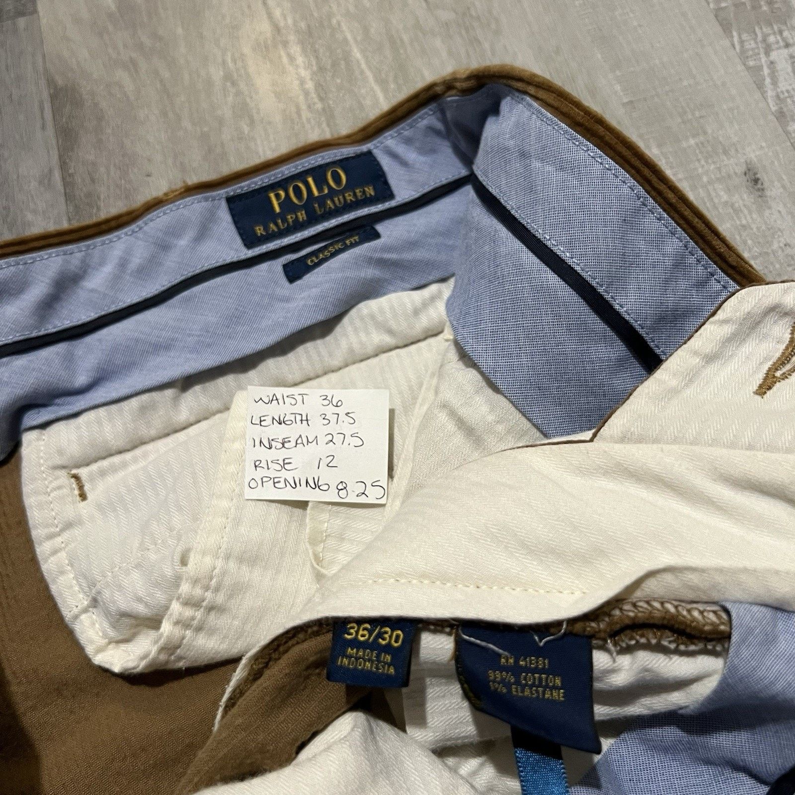 Polo Ralph Lauren Polo Ralph Lauren Classic Fit Corduroy Dress Pants Preppy Size US 36 / EU 52 - 6 Thumbnail